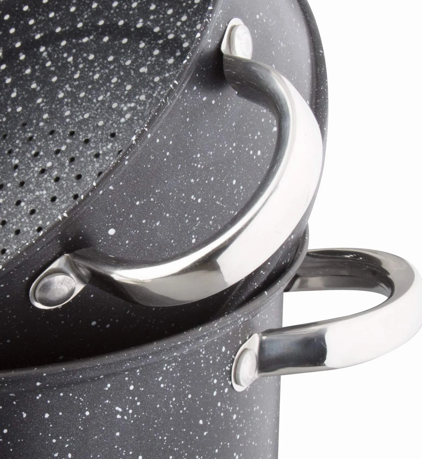 Kamberg Olla 3 en 1 Cocción al Vapor 24cm 8L Acero Inoxidable Inducción