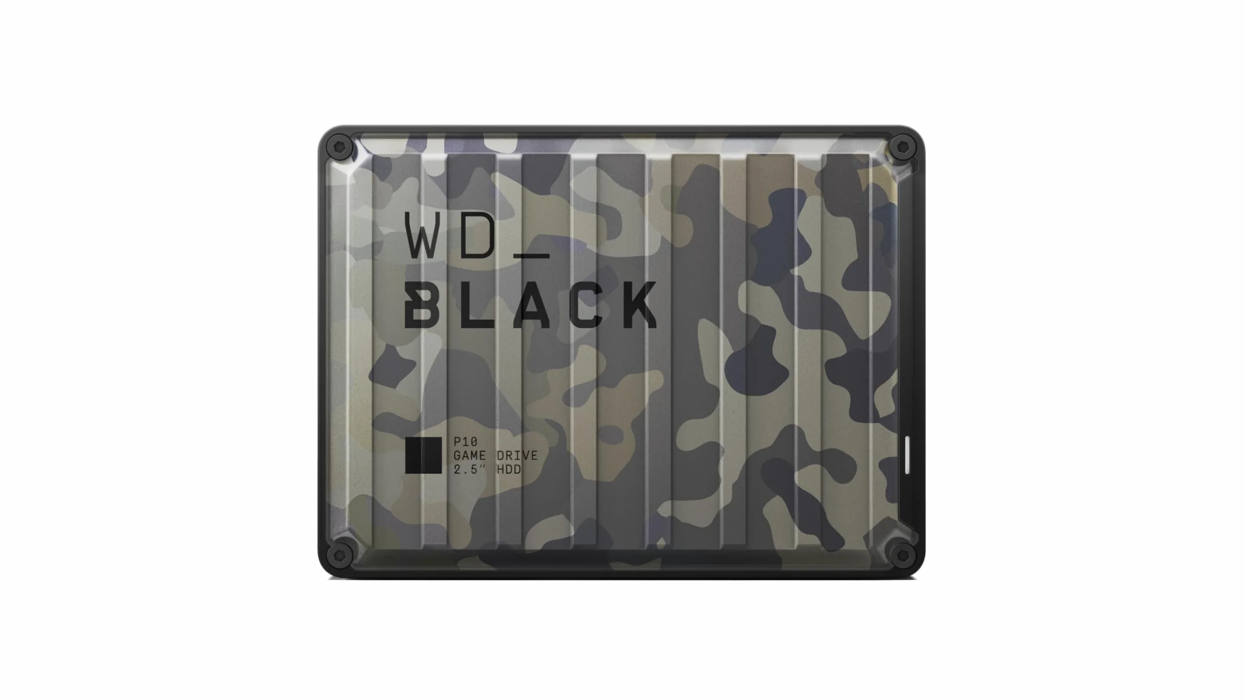 WD_Black P10 5TB Game Drive, Almacenamiento portátil HDD, USB 3.2 Gen 1, hasta 130 MB/s, Compatible con PlayStation, Xbox y PC, Subscripción gratuia de 1 Mes de Discord Nitro, Camo