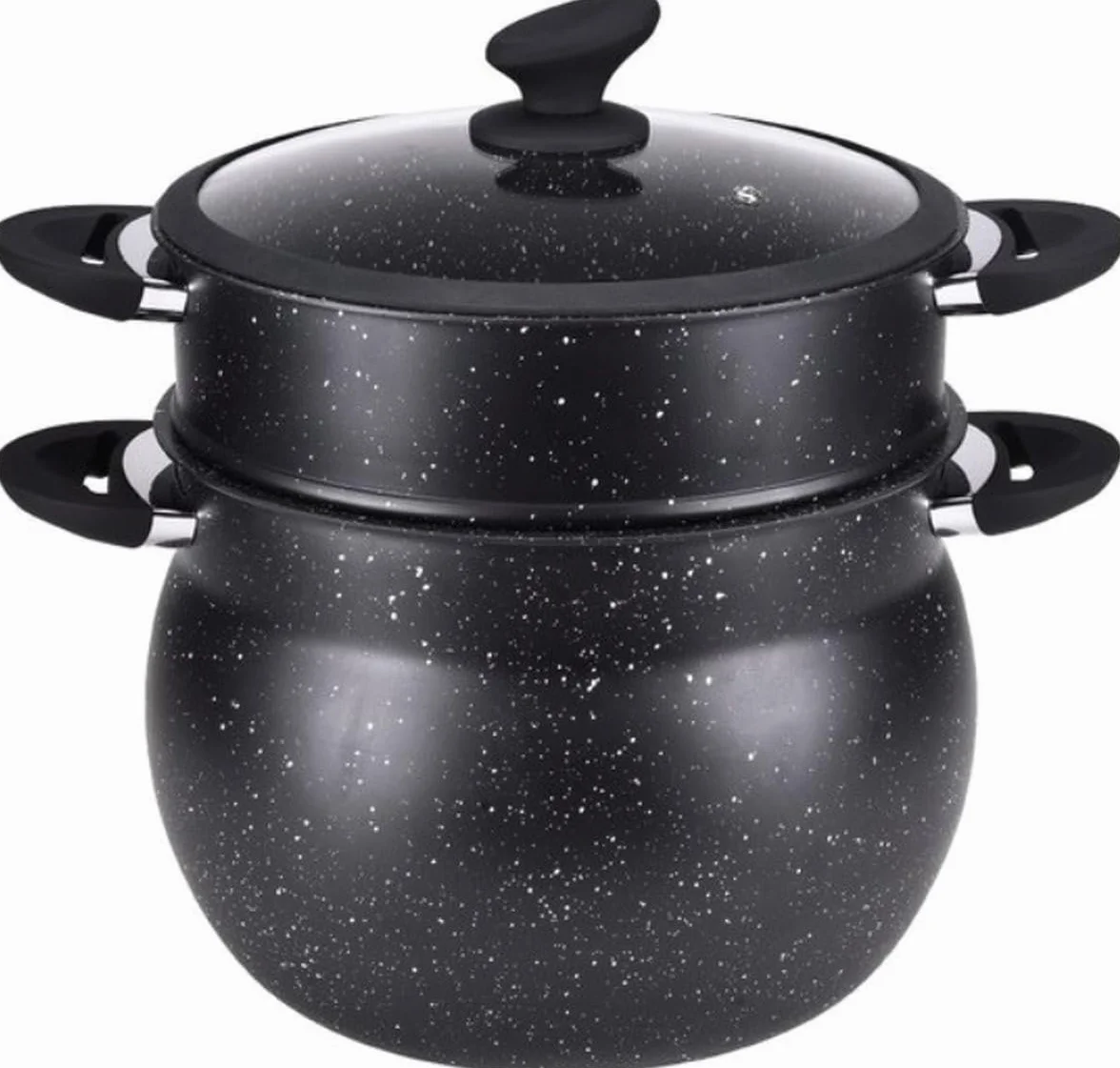 Royalty Line Cuscusera de Alta Gama 9 l 24 cm Negro