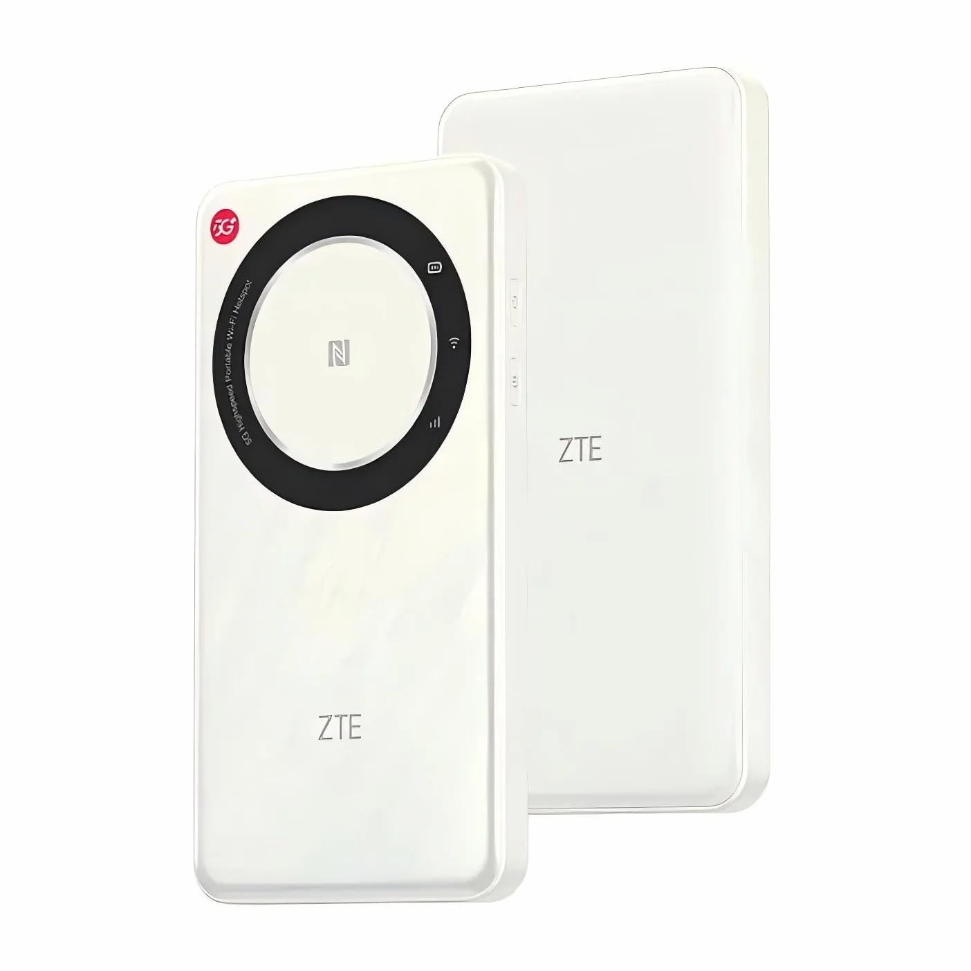 ZTE 5G Pocket WiFi U30 Air 4500mAh Tipo-C 867Mbps 2.4/5GHz Dual Band Portable Hotspot 5G 4G LTE Tarjeta SIM Router Móvil - Blanco