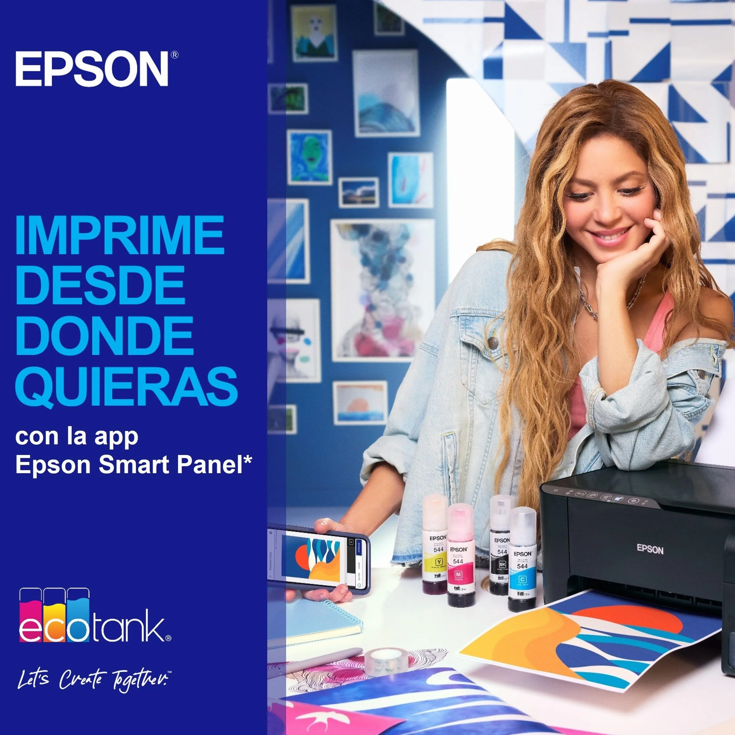 Impresora multifunción EcoTank ET-15000 A3+ con depósito de Tinta, conexión Wi-Fi y Tinta incluida para hasta 3 años.