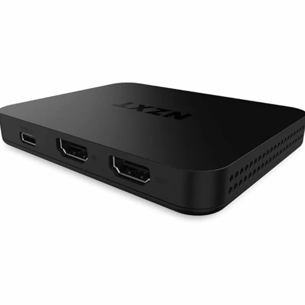 NZXT Signal HD60 Full HD USB Capture Card - ST-EESC1-WW - HD60 (1080p) - Transmisión en Vivo y Juegos - Transmisión sin retrasos - Compatibilidad Abierta
