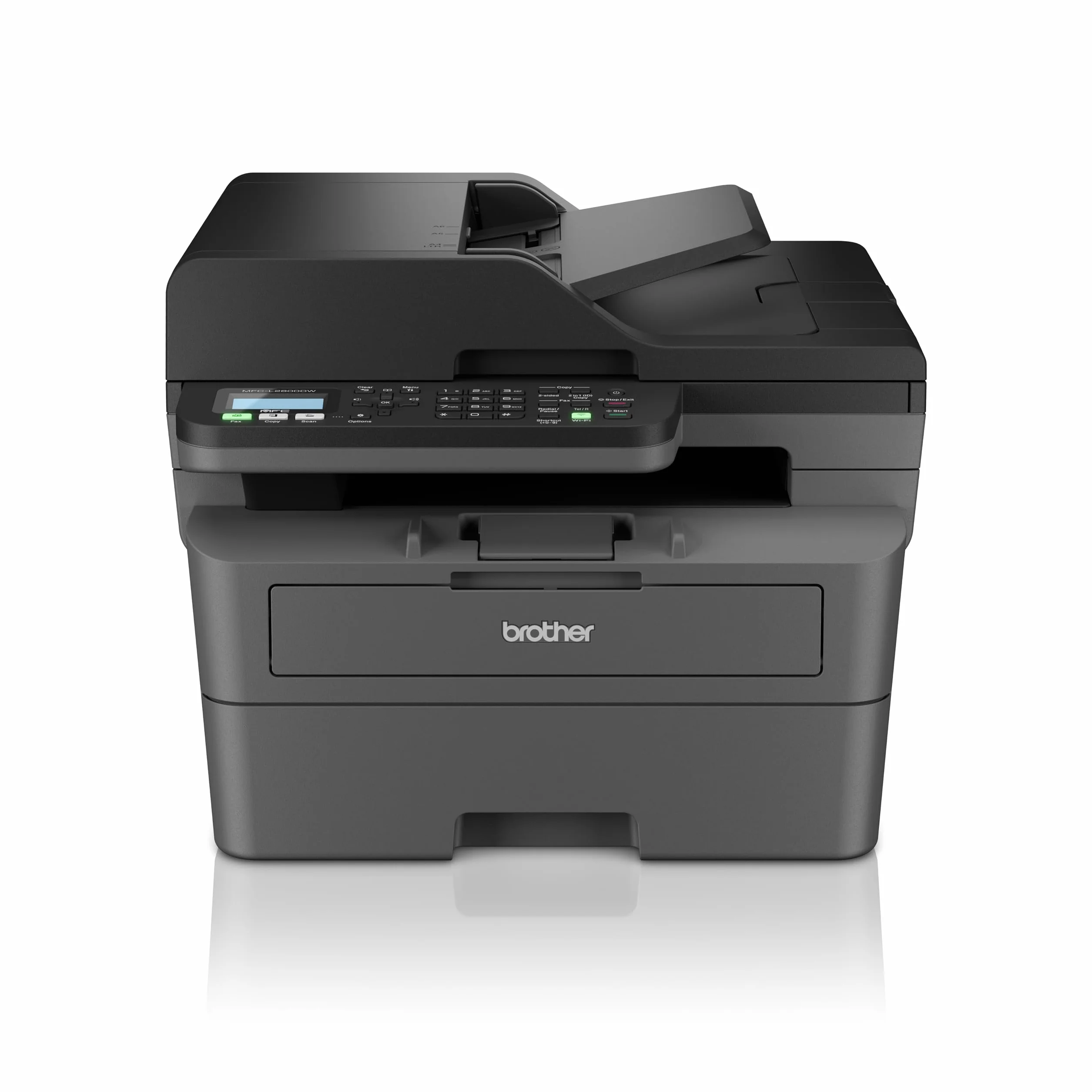 Brother MFCL2800DW Impresora multifunción láser monocromo WiFi fax dúplex automático ADF 50 hojas