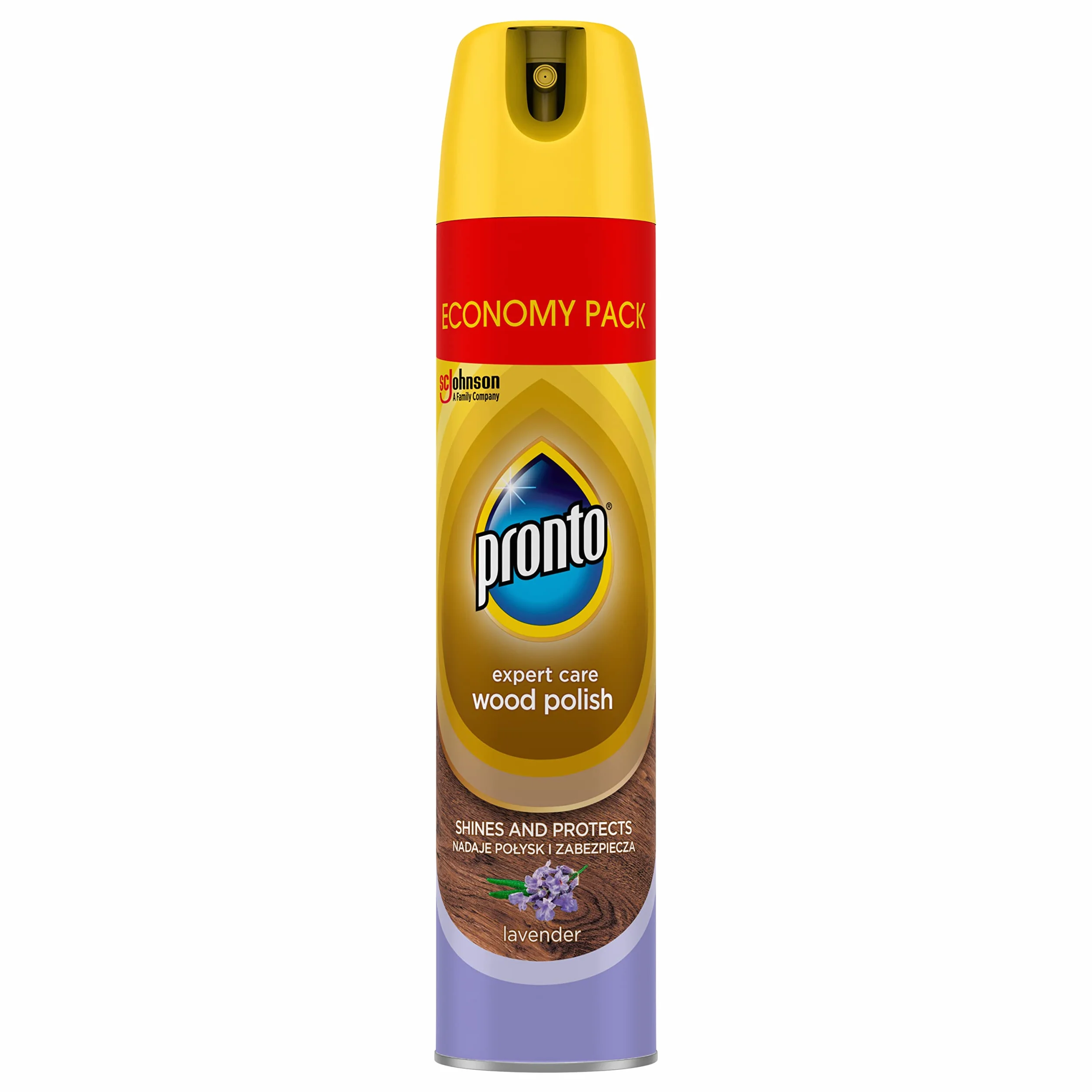 Pronto Środek do Czyszczenia Mebli Drewnianych w Aerozolu o Zapachu Lawendy, 300 ml