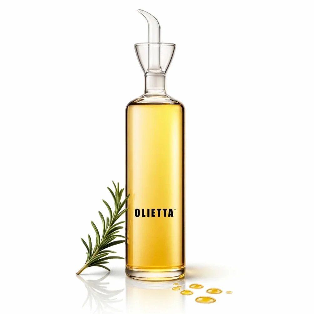 Aceitera antigoteo de cristal 500ml a prueba de fugas para aceite de oliva y vinagre