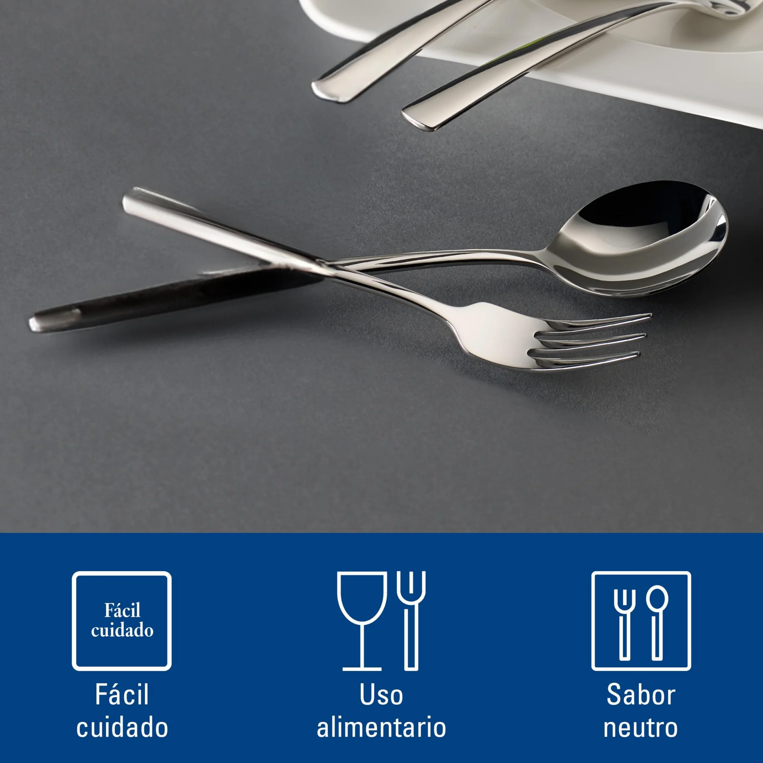 Villeroy & Boch Daily Line Specials Set de espagueti 4 piezas Acero inoxidable 18/10