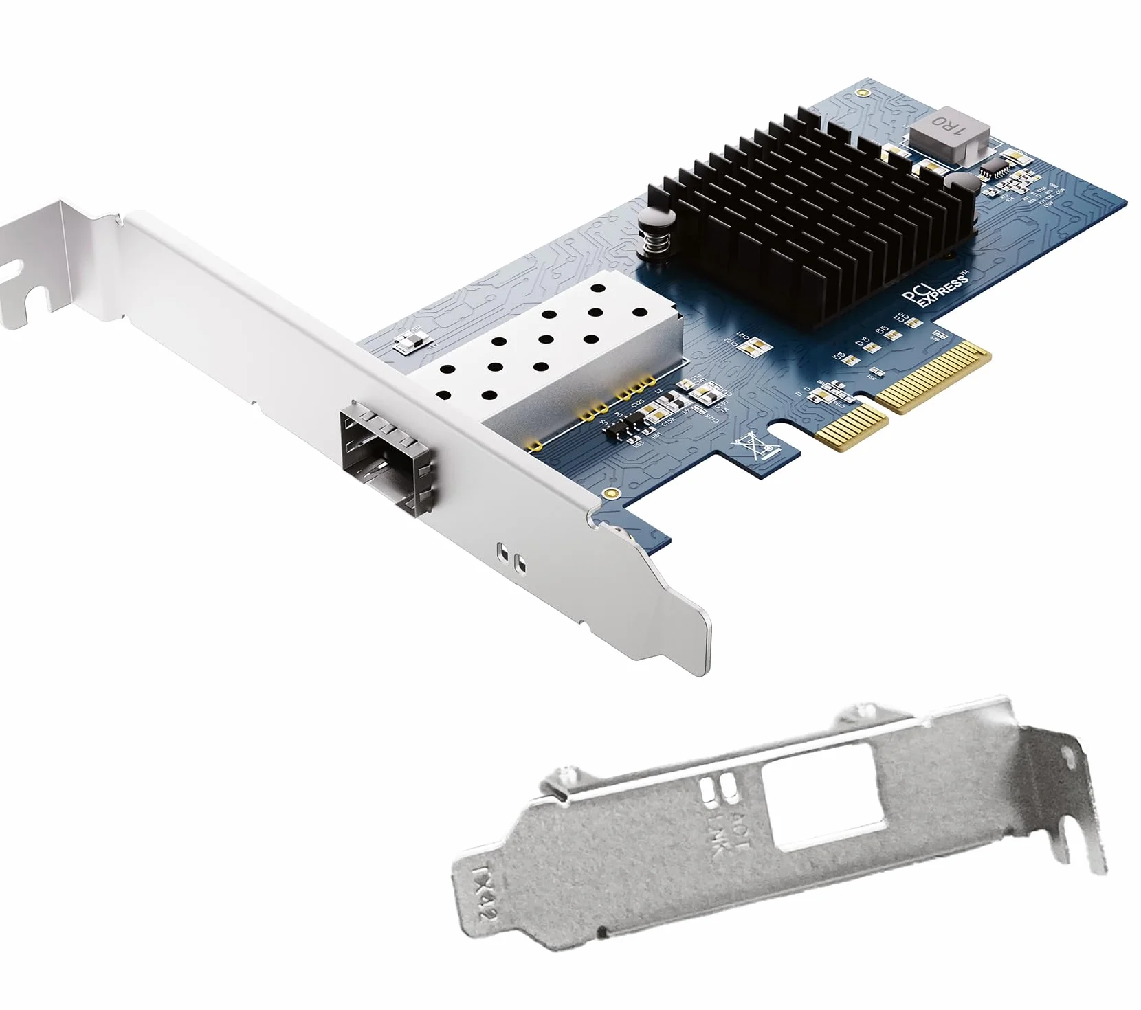 Tarjeta de red SFP+ PCI-e abierta de 10 GB, con controlador Intel 82599 (X520-DA1), adaptador Ethernet de 10 Gbps, tarjeta NIC de 10 GB 10 G, compatible con Windows/Windows Server/VMware