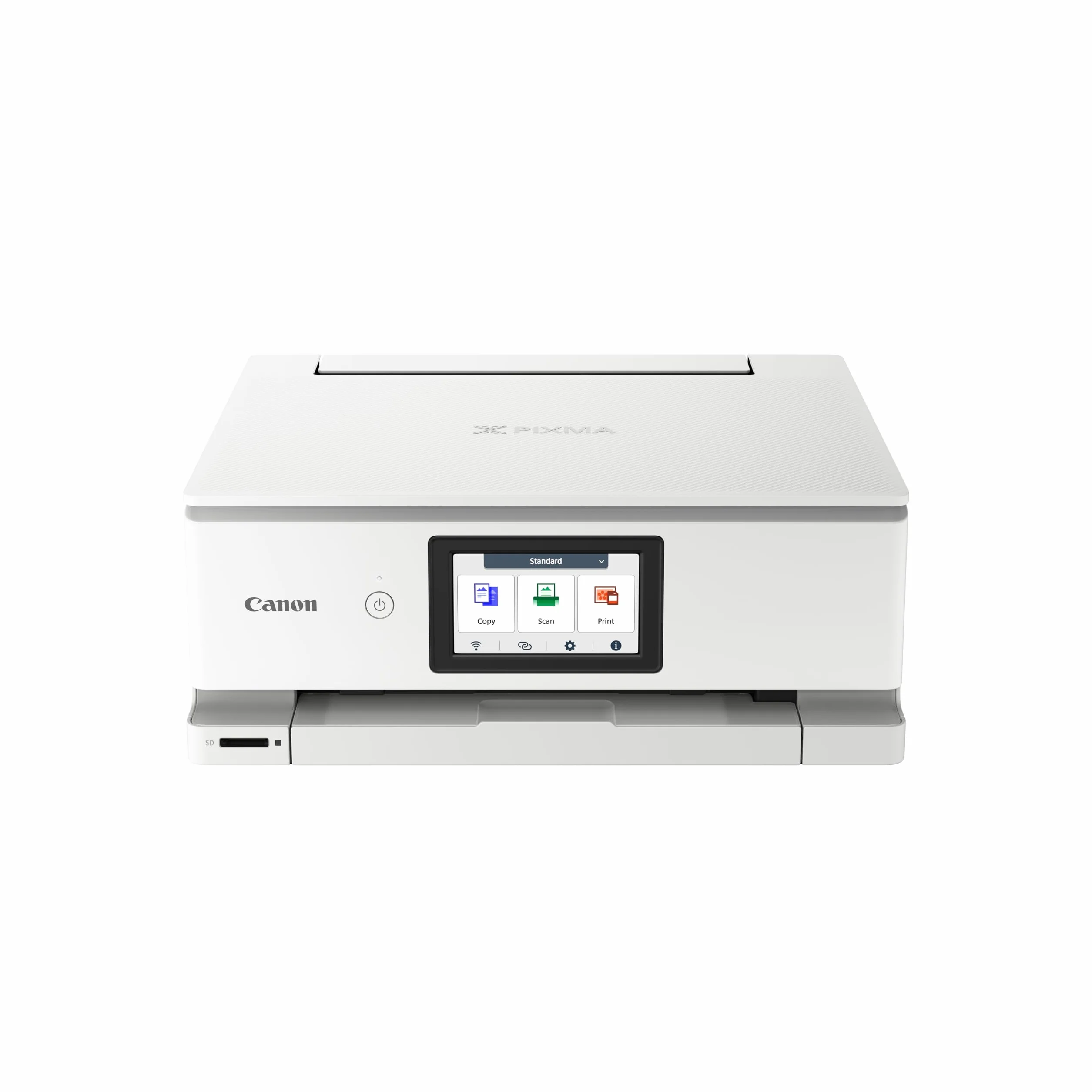 Canon Pixma TS8751 Impresora Multifunción 3 en 1, Sistema de Inyección de Tinta, Impresión, Escaneo y Copia, WiFi, Impresión Doble Cara, Alimentación Bidireccional, Blanco