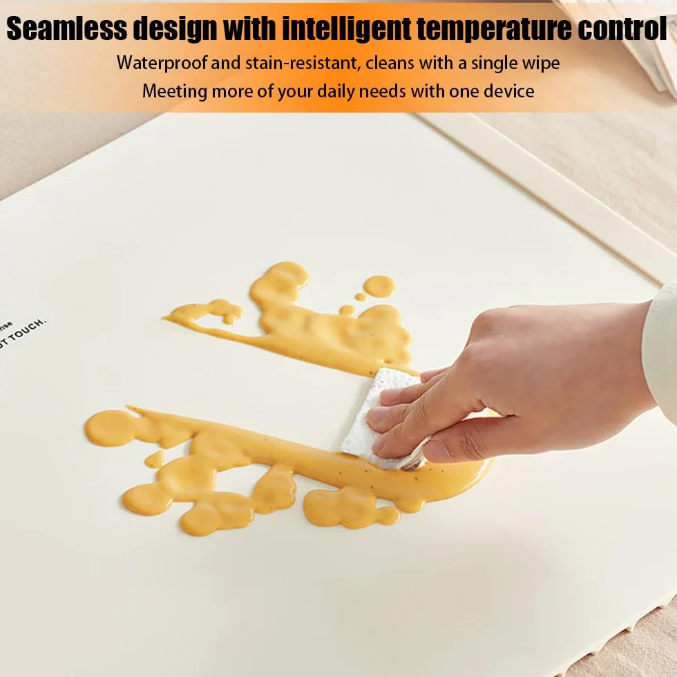 Bandeja Calentamiento Silicona Placa Calefactora Plegable Portátil Control Temperatura Preciso Mantener Caliente Descongelar Reuniones Familiares