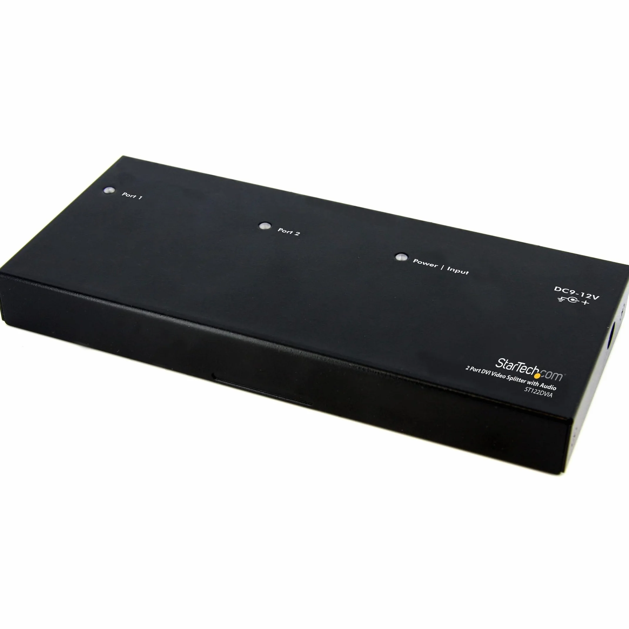 StarTech.com ST122DVIA - Duplicador de Video DVI y Audio de 2 Puertos (3 x Hembra DVI-D, 3 x Mini-Jack)