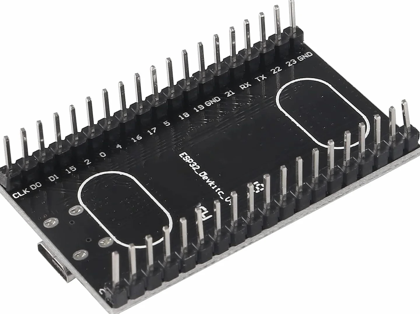 ESP32-DevKitC Placa Central ESP32 Placa de Desarrollo ESP32-WROOM-32U Conjunto para Arduino con Antena y Cable (3 Pcs)