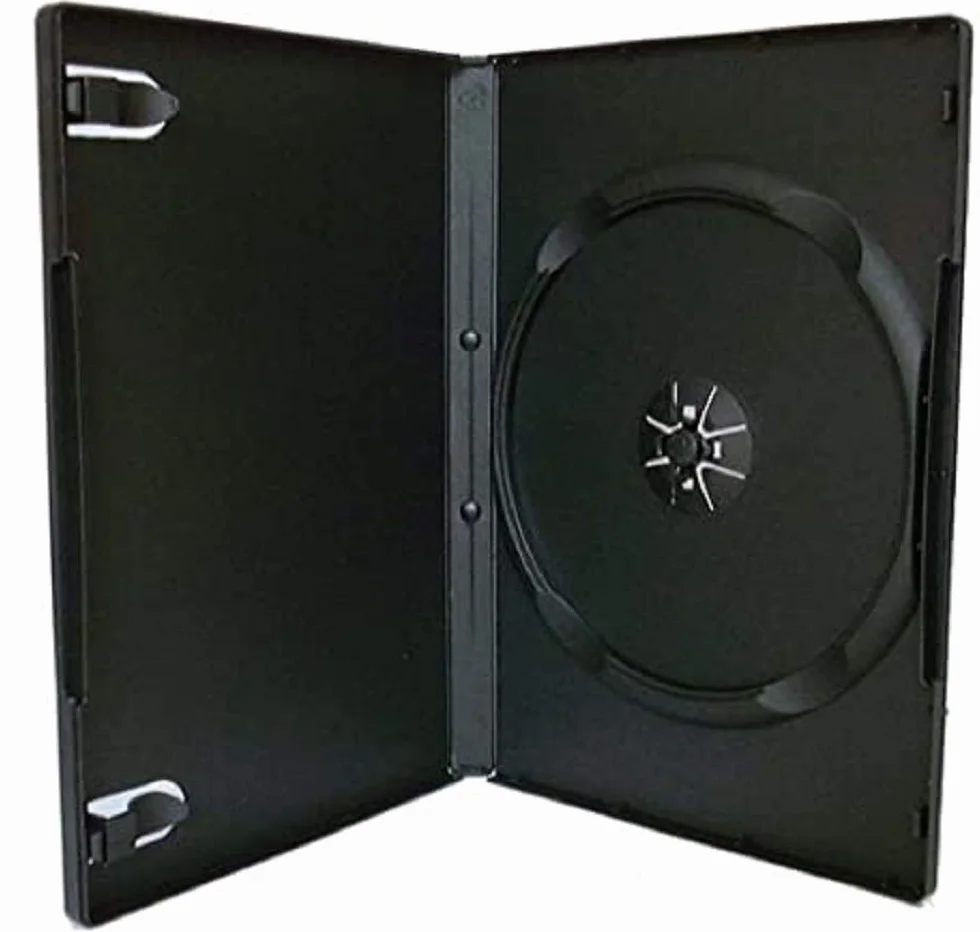 Estuche de DVD Individual Negro - Espina de 14mm (50)