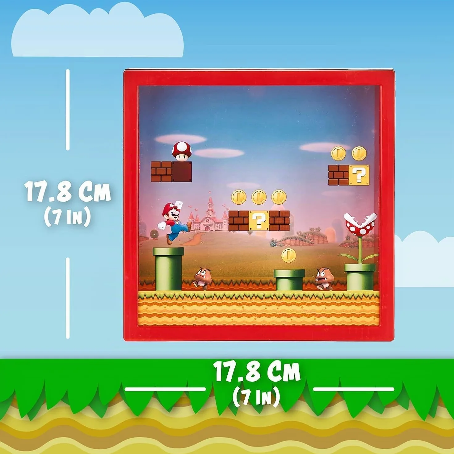 Hucha Super Mario Nintendo Oficial 18cm 7" Regalo Mario Bros