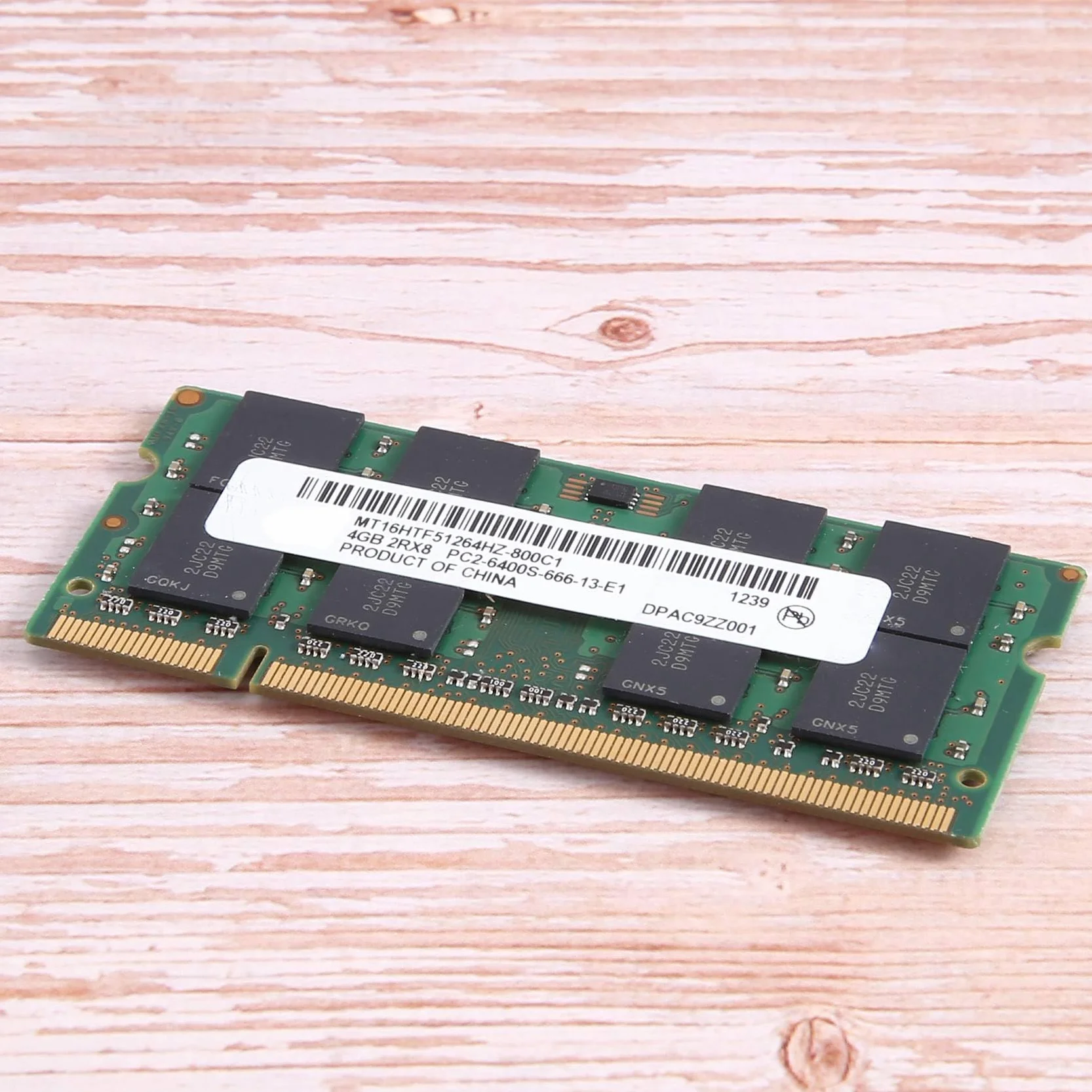 Memoria SODIMM para ordenador portátil MT DDR2, 4 GB, 800 MHz, PC2, 6400S, 16 chips 2RX8, 1,8 V, 200 , SODIMM, para ordenador portátil, fácil de instalar