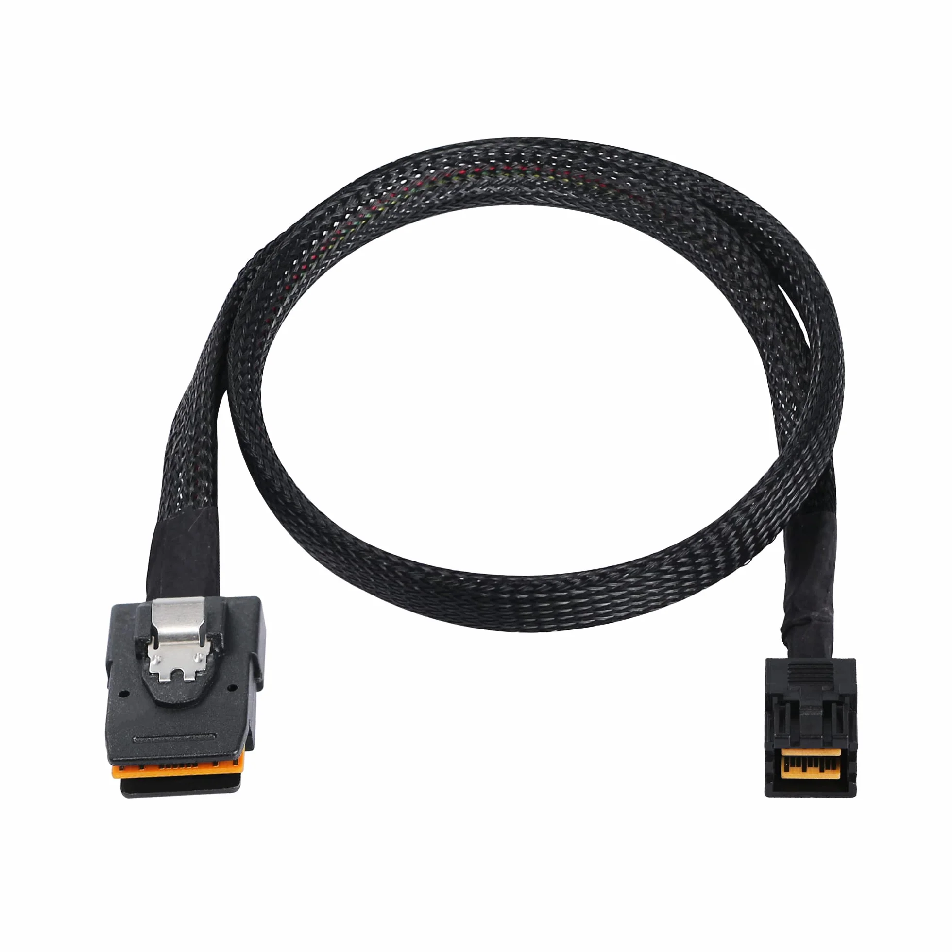 CERRXIAN 1.96FT Mini SAS HD al mini cable de datos del servidor SAS, SFF 8643 a SFF 8087 cable de conexión