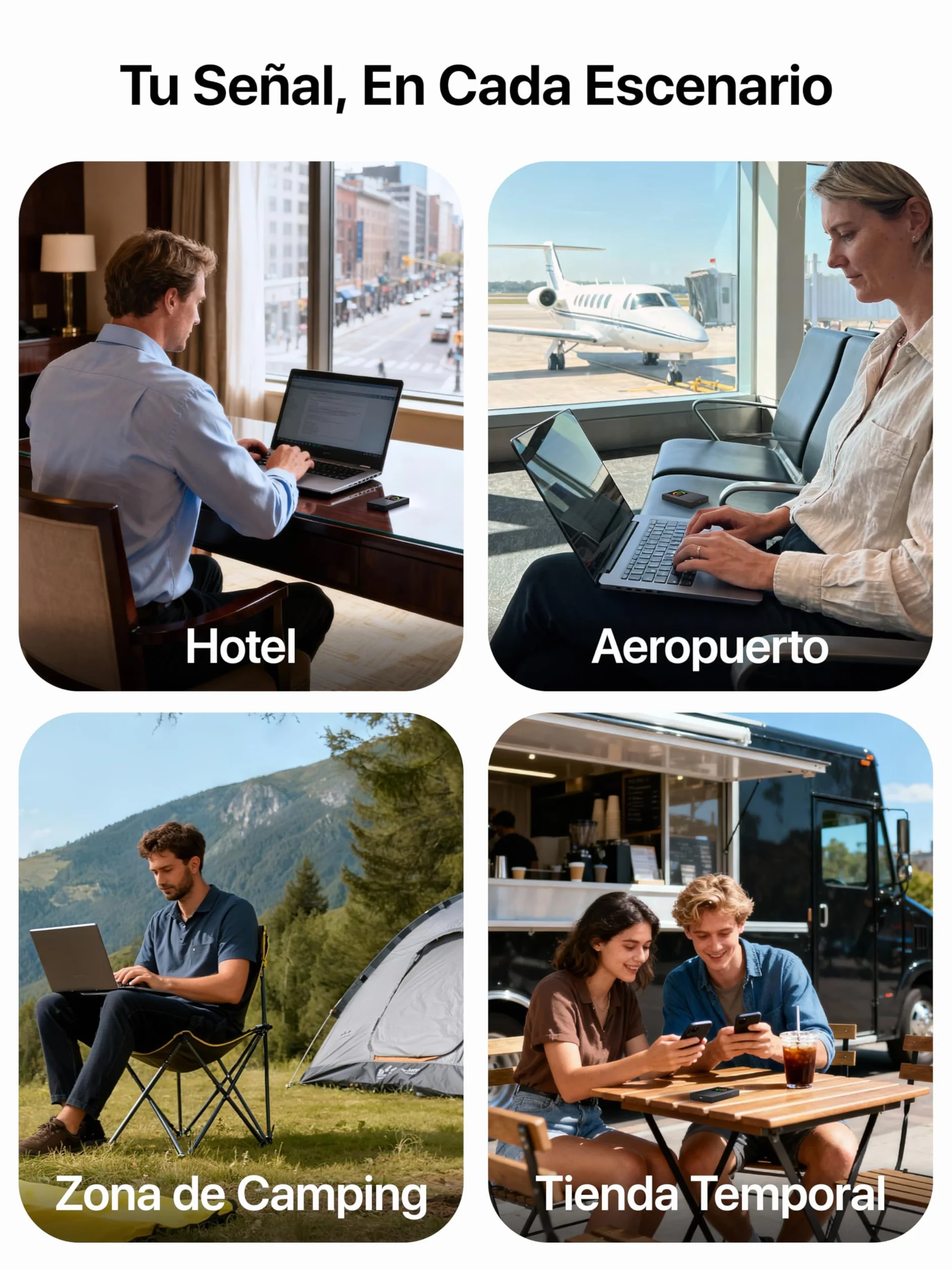 Tenda MF6 Router 4G SIM Móvil Portátil CAT4 WiFi6 AX300 MiFi 2100 mAh USB-C WPA3