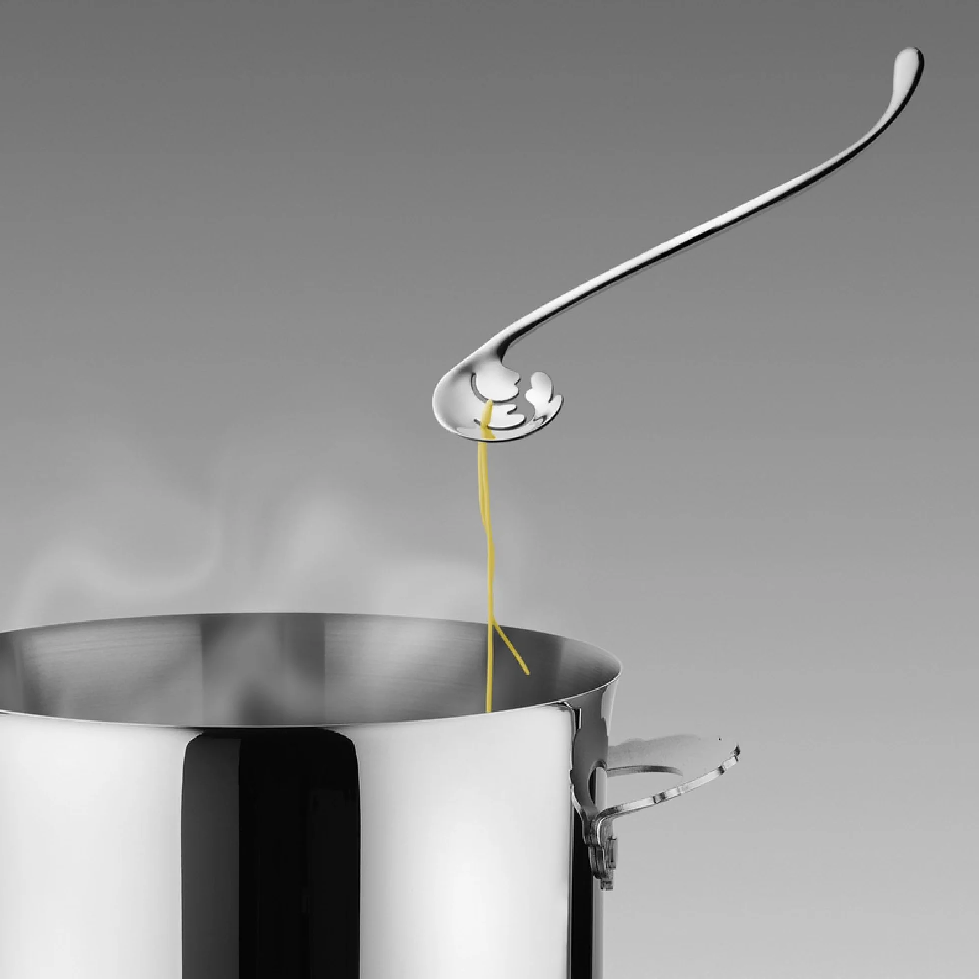 Alessi mmi31 Comprobador de Pasta, Acero Inoxidable, 24 x 8 x 2,4 cm