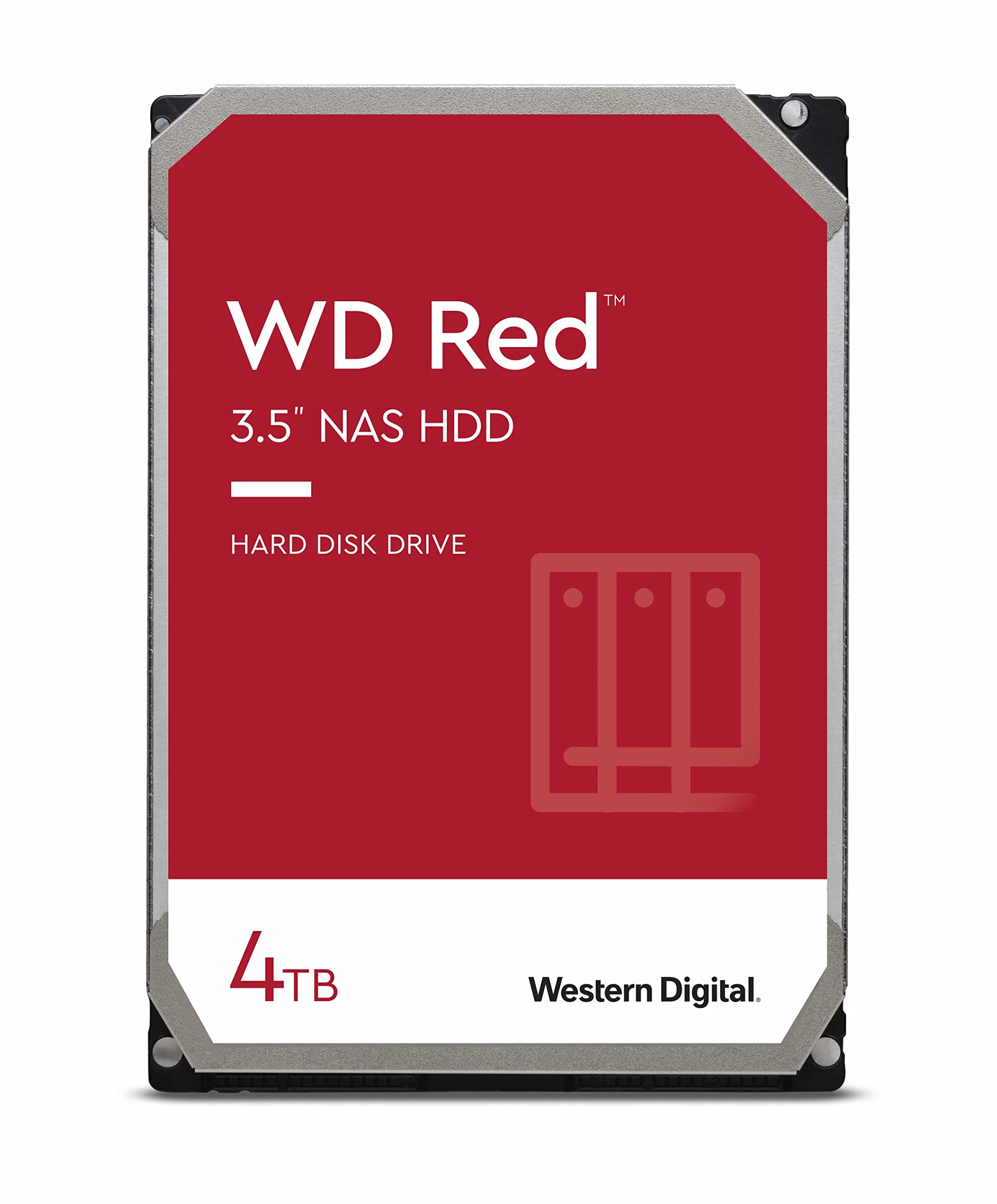 WD Red 4TB Disco duro interno NAS 3.5" - 5400 RPM, SATA 6 Gb/s, SMR, 256MB Cache – WD40EFAX