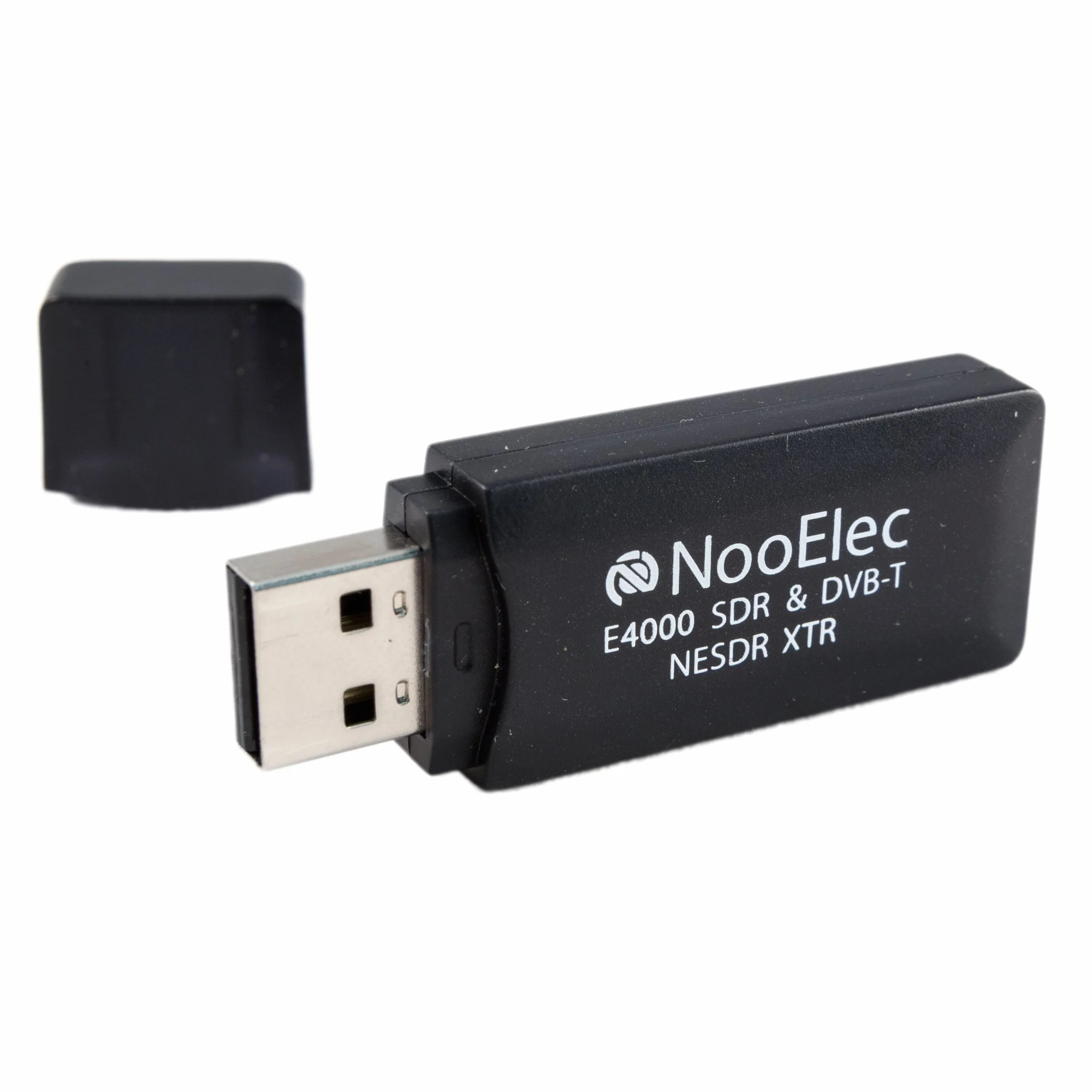 NESDR XTR Tiny RTL-SDR y DVB-T USB Stick (RTL2832U + Elonics E4000) con Antena telescópica. Software Defined Radio de Rango extendido y de bajo Costo Compatible con Muchos Paquetes de Software SDR