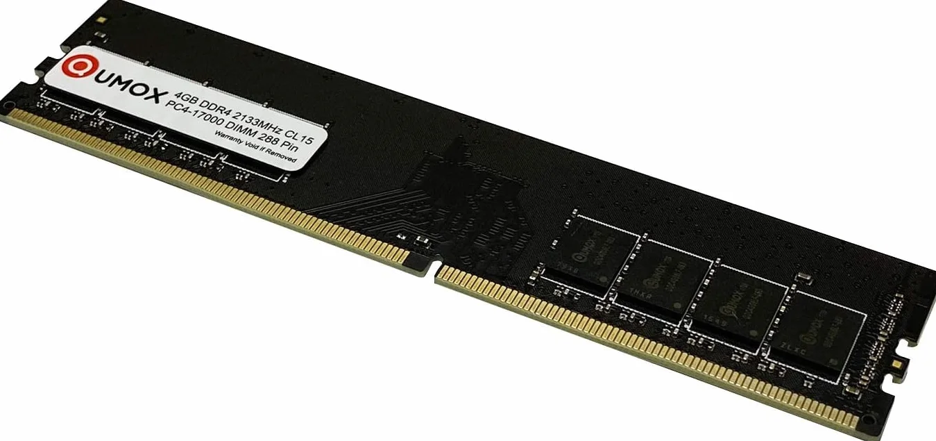 Qumox 4GB DDR4 2133MHz PC4-17000 CL15 Memoria RAM para PC de Escritorio (288 Pin DIMM, Non-ECC, Unbuffered)