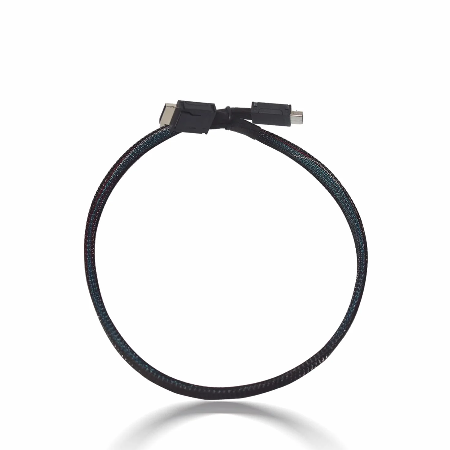 Oculink Cable PCIe 4.0 SFF-8611 4i Cable macho alargador para eGPU Mini PC SSD consolas de juegos portátiles (200 cm)