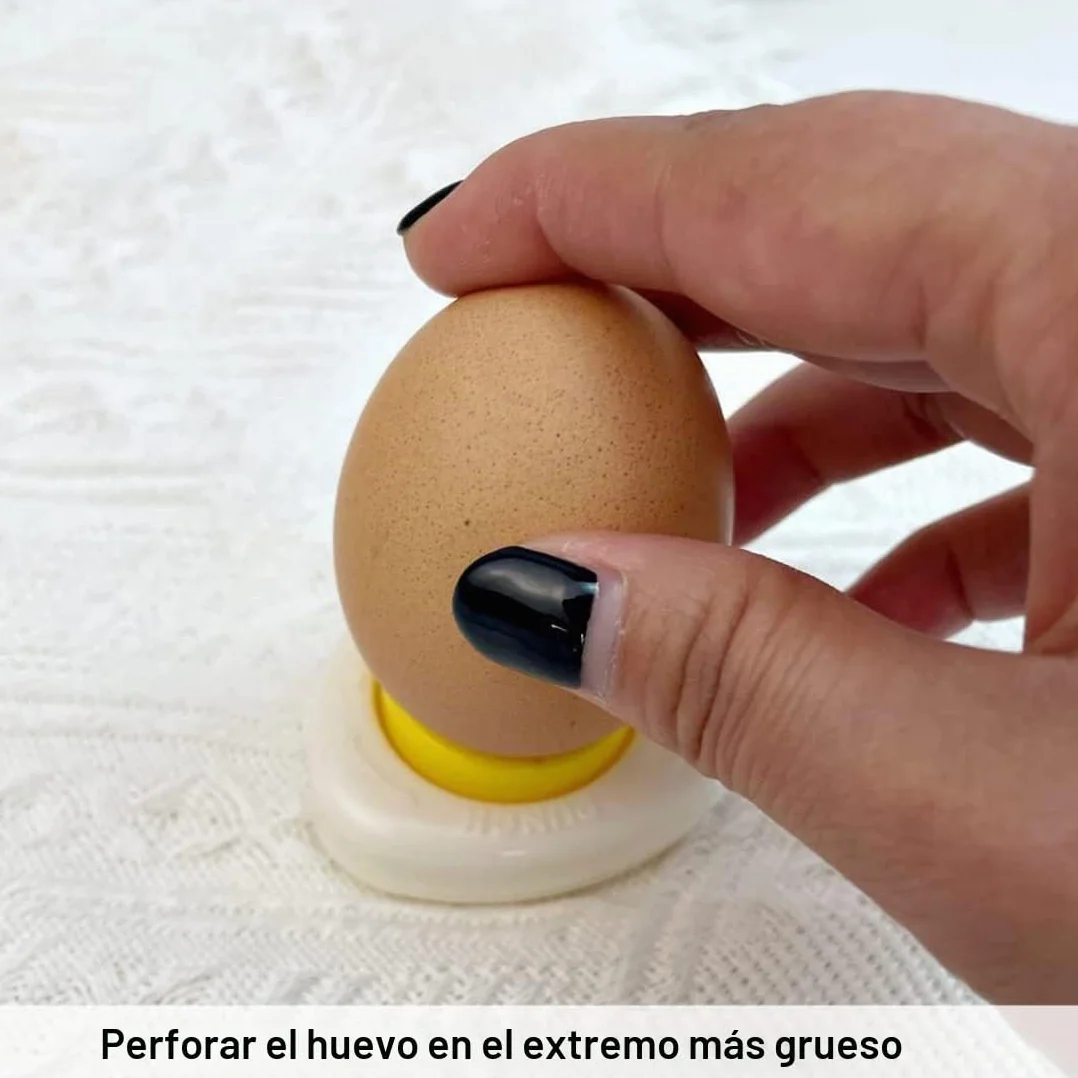 Perforador de Huevos 2Pcs Cortadores Semiautomáticos Paletas Perforadas Barra de Cocina