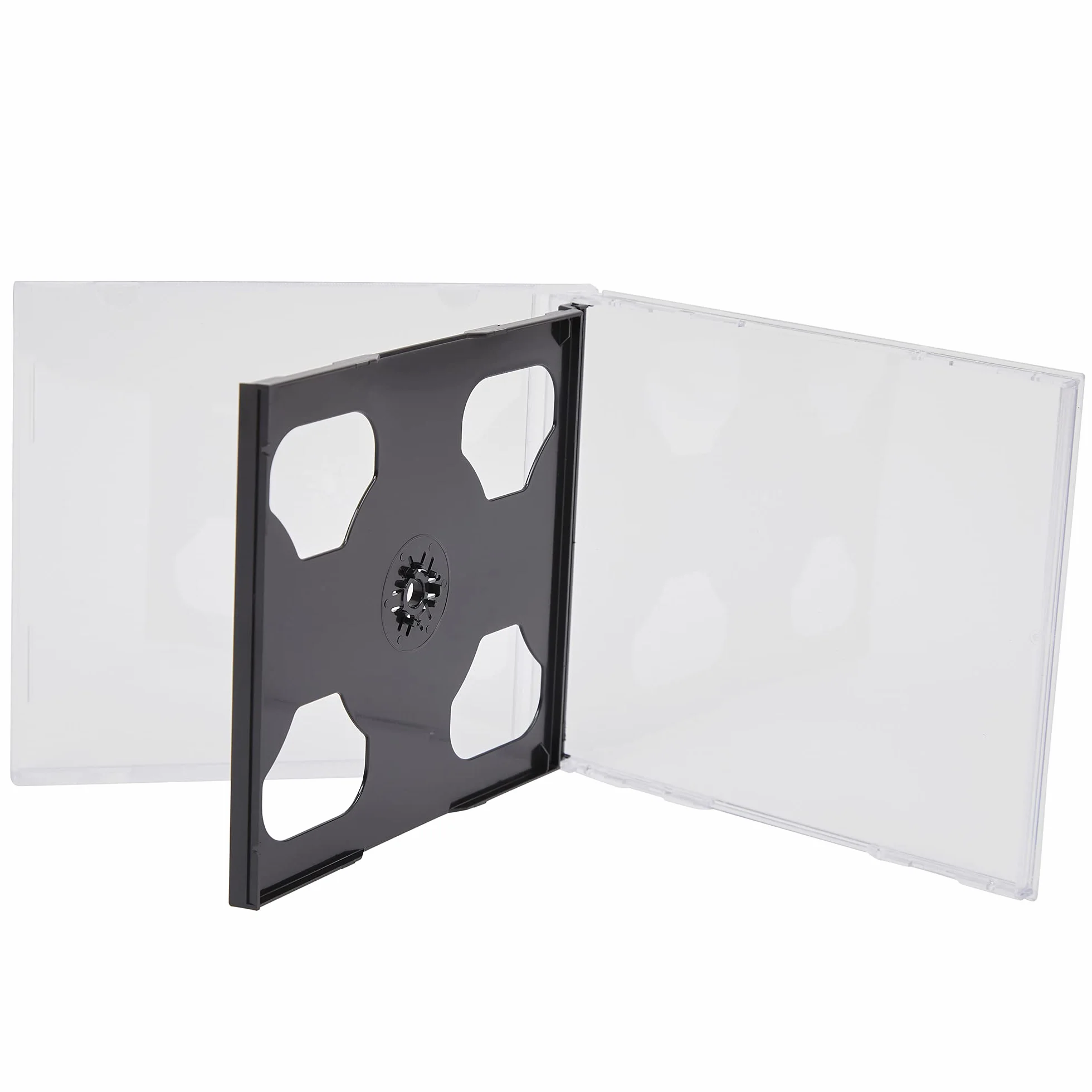 DVD Double Jewel Cases 10.4 MM, para 2 discos, con bandeja negra (25 Unidades) de dragón Trading