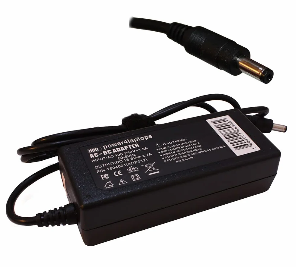 Power4Laptops Adaptador Fuente de alimentación portátil Cargador Compatible con ASUS Z9100L