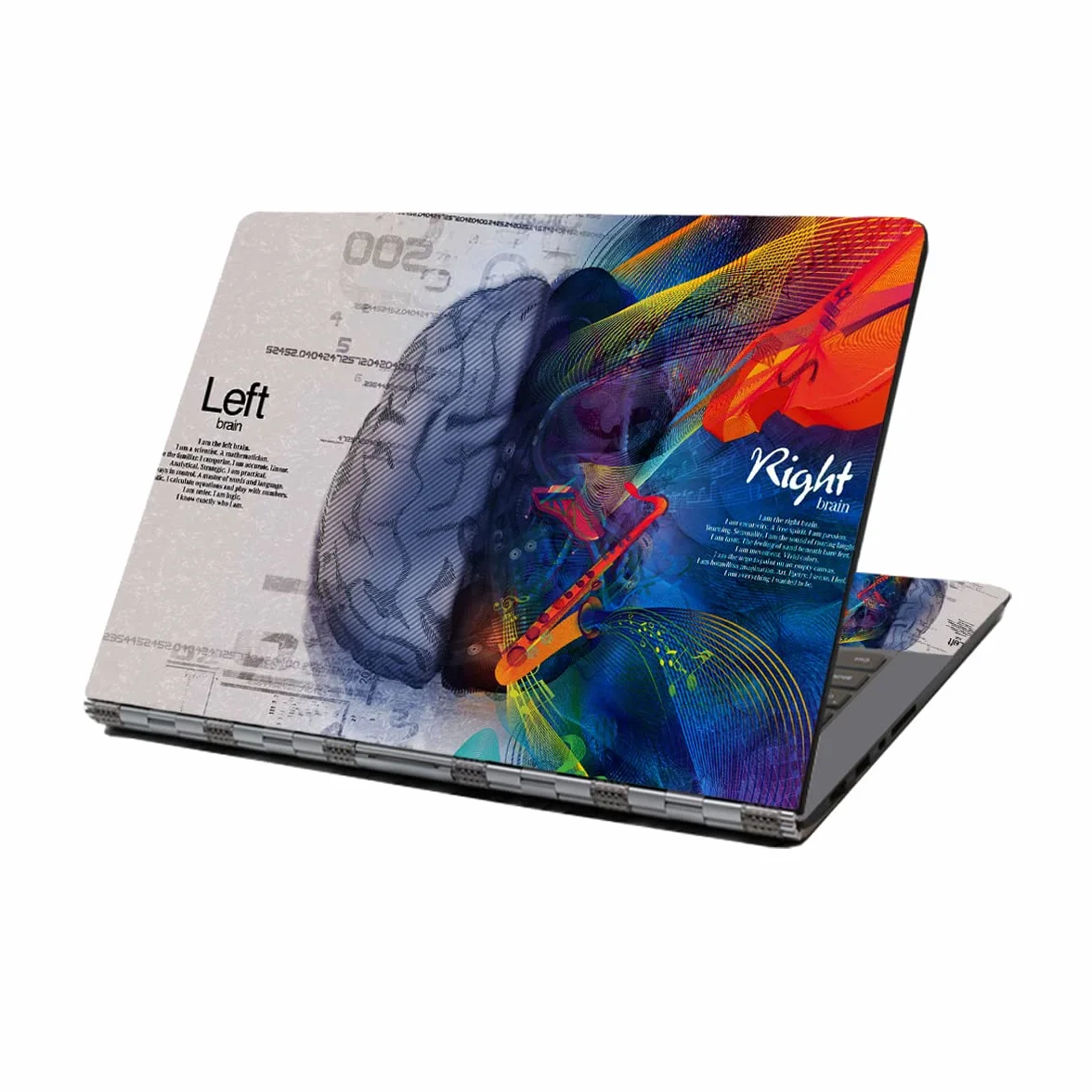 15.6 pulgadas Laptop Skin Cover Adhesivo Decal para 13.5" 14" 15.5" HP Dell Lenovo Apple Mac Asus Acer (incluye 2 correas Pad incluidas) NEK1215-7546