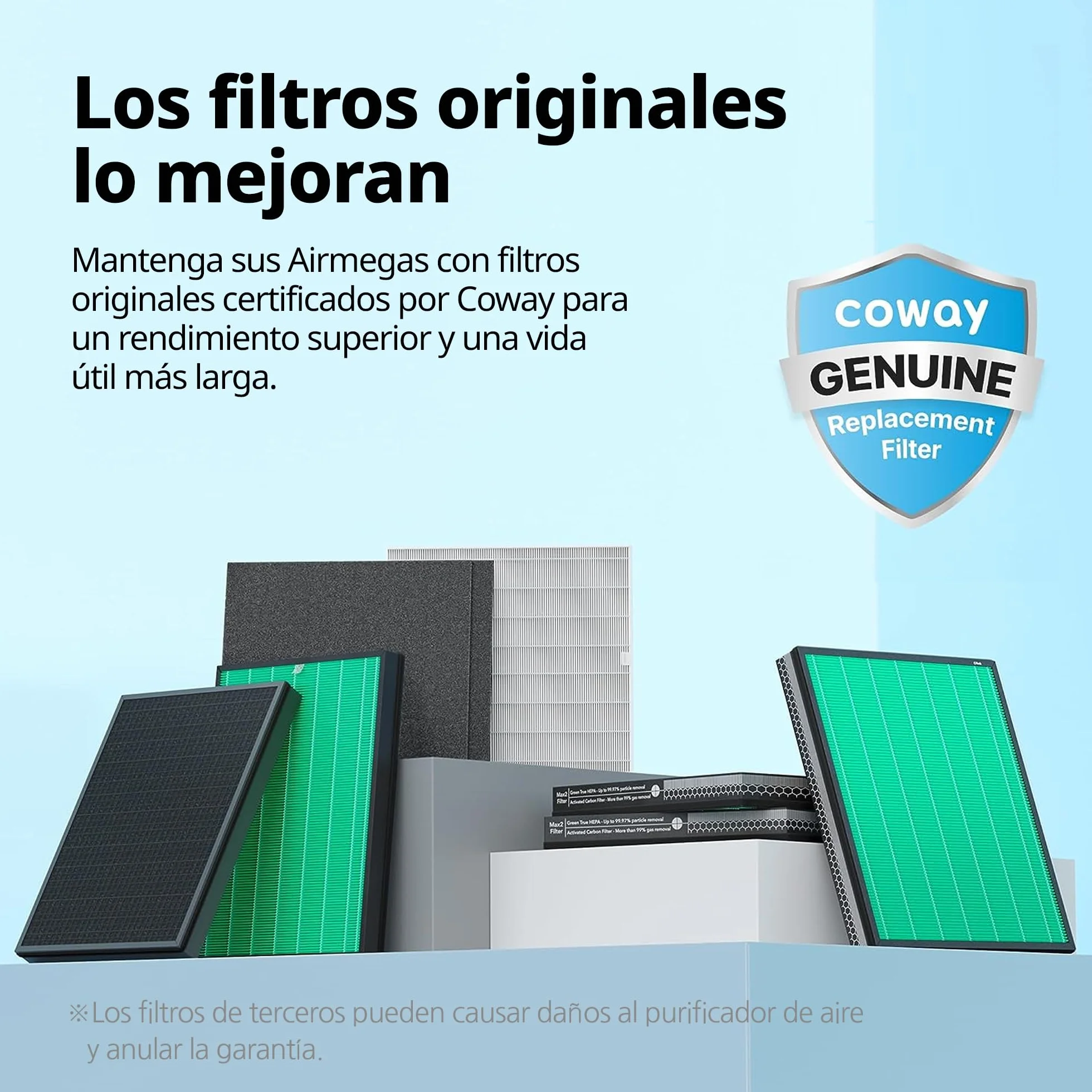 Coway Airmega 150 AP-1019C GreenHEPA™ HEPA Filter Set