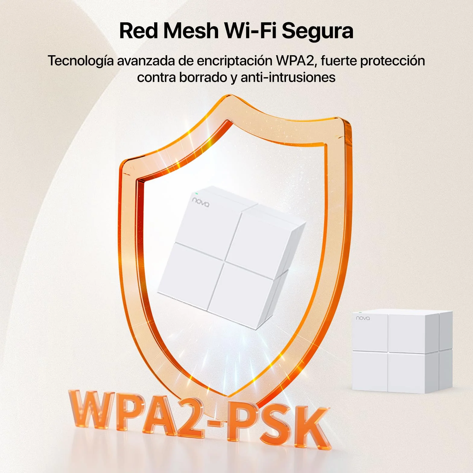 Tenda Nova MW6 Mesh Router Sistema WiFi de Red en Malla (Dual Band hasta 500 metros, Mu-MIMO, 2 Puertos Gigabit, Plug and Play, Funciona con Alexa, sustituye tu Repetidor de Red Tradicional) Pack 3