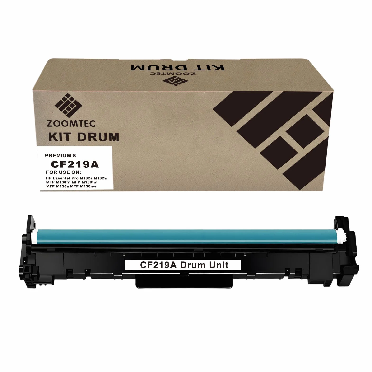 Recambio para 19A CF219A Unidad de Tambor de Imagen Compatible con Impresora HP LaserJet Pro M102a M102W MFP M130a MFP 130NW MFP 130FN MFP 130FW (1x Negro)