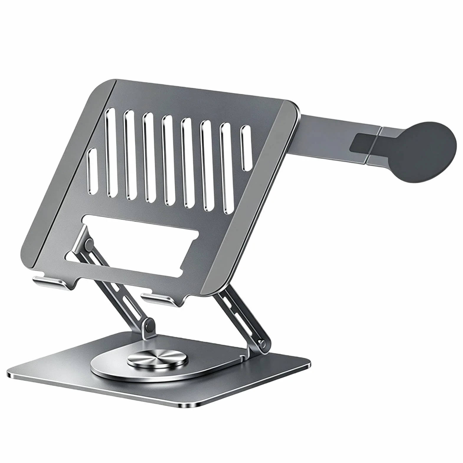 para ordenador portátil Soporte Ergonómico Plegable De Metal Con | Soporte De Escritorio Para Portátil Para Hogar Sofá Trabajo Estudio Cocina Aula