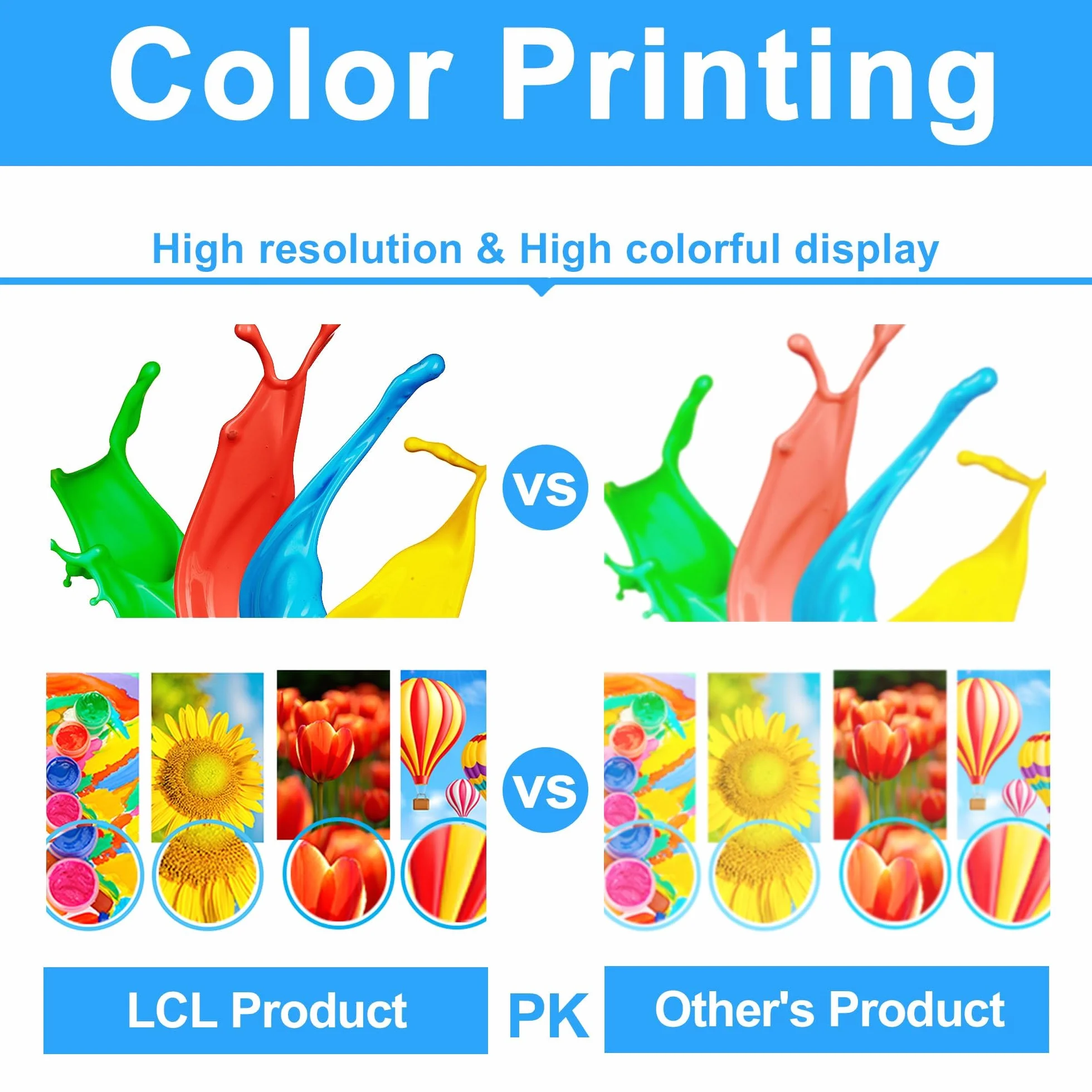 LCL Cartucho de Tinta Compatible 971XL 971 XL CN623AE CN627AE High Yield (Magenta) Reemplazo para HP Officejet Pro X451DN X451DW X476DN X476DW X551DW X576DW X576dn MFP