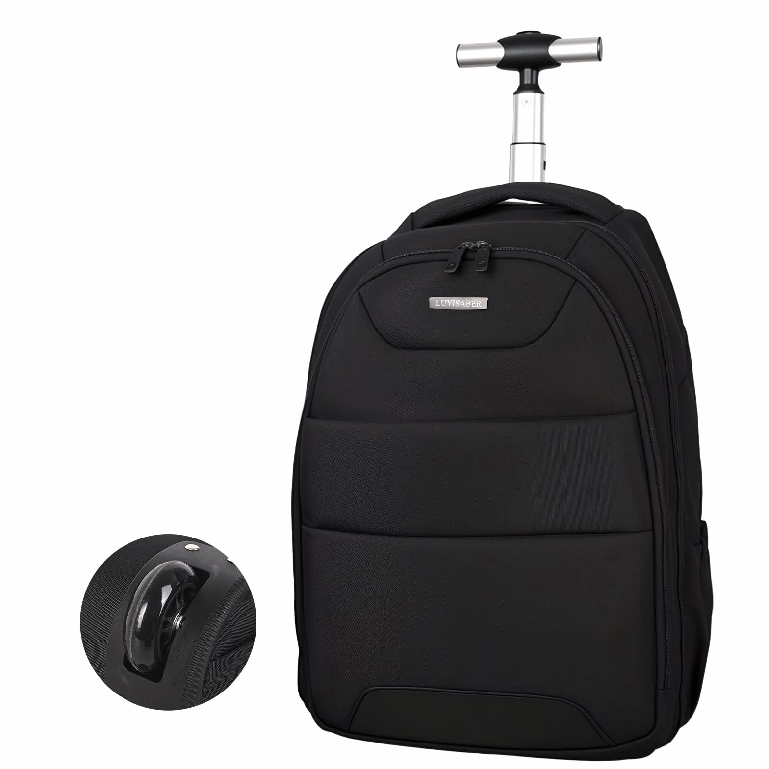 Hivexagon Mochila con Ruedas de 81 cm, cómoda, Informal, Duradera y fácil de Transportar, Ideal para Llevar portátil y Documentos, con Correas de Hombro Ocultas, Ideal para Viajes de Negocios