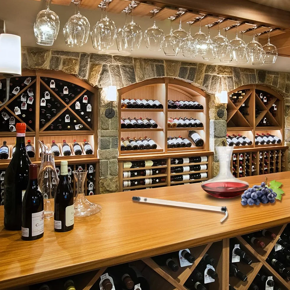 Sifón Automático de 13.8 Pulgadas para Cerveza y Vino