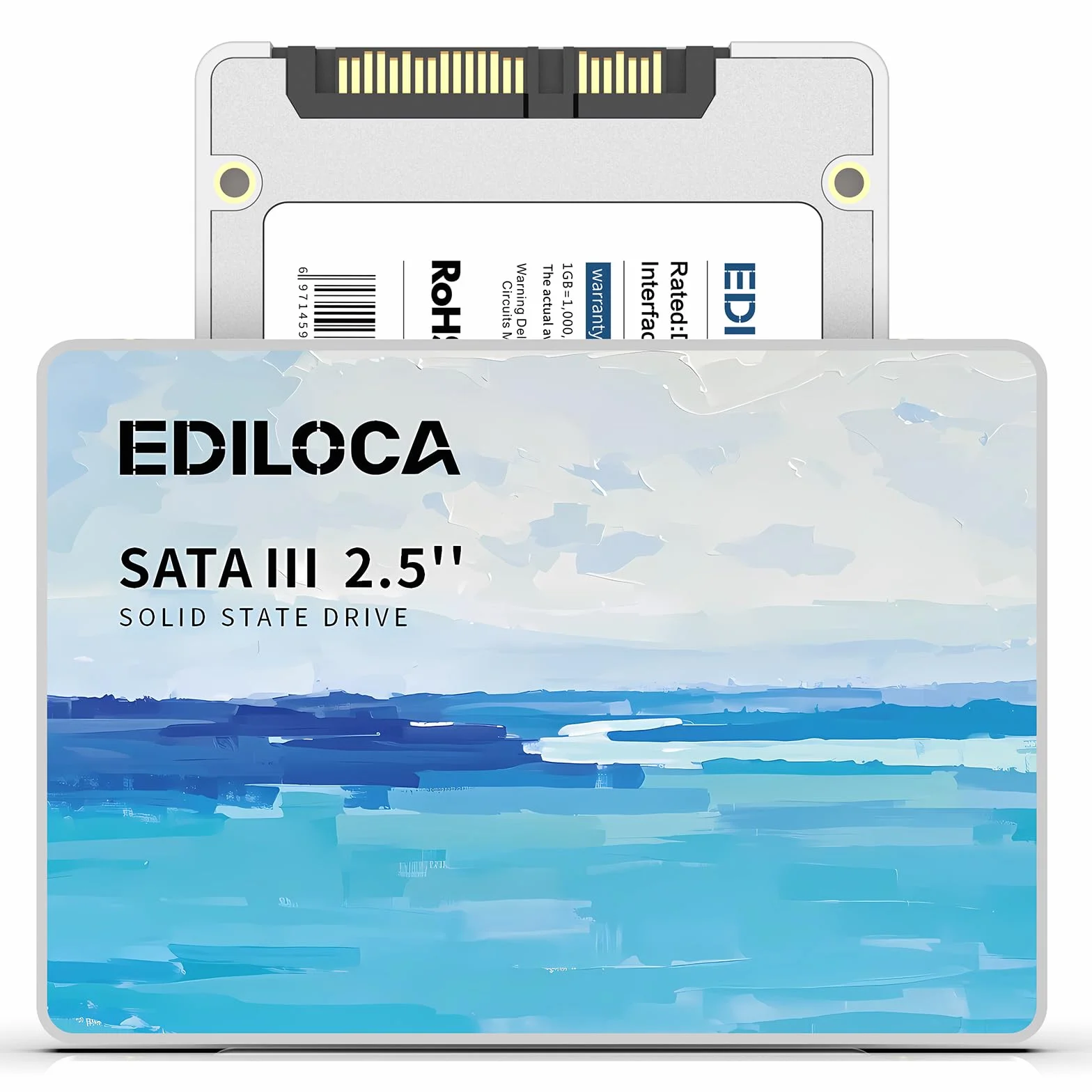 Ediloca 256GB SSD Internal Solid State Drive,2.5" SATA III 6Gb/s,Up to 560MB/s Read Speed,3D NAND Flash,Shock Drop-Proof for PC/Laptop/Desktop/NAS, Compatible with Windows/Mac/Linux (ES580E)