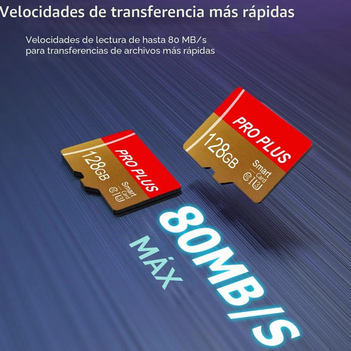 2 Pack Tarjeta De Memoria 128GB con Adaptador SD, Tarjeta De Memoria De Alta Velocidad, UHS-I C10 A1, Tarjeta TF para Tablet/Móvil/Fotocámara/Audio del Coche/Consola De Juegos (TF162 128GB)