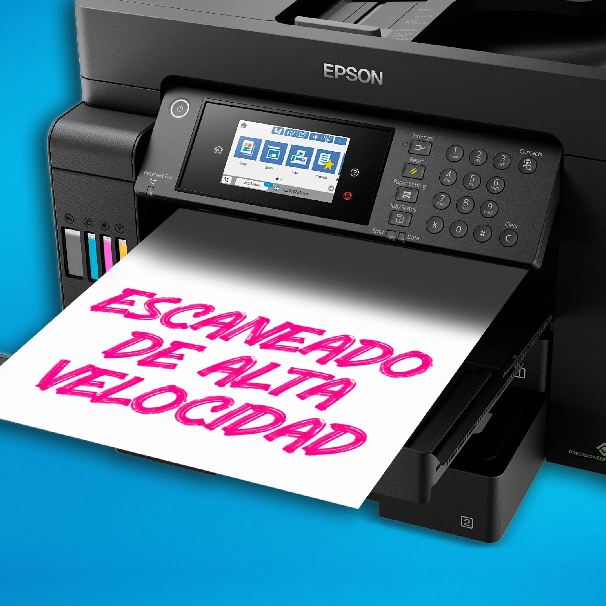 Epson Impresora multifunción EcoTank ET-16605 A3+ con depósito de Tinta, conexión Wi-Fi y fax