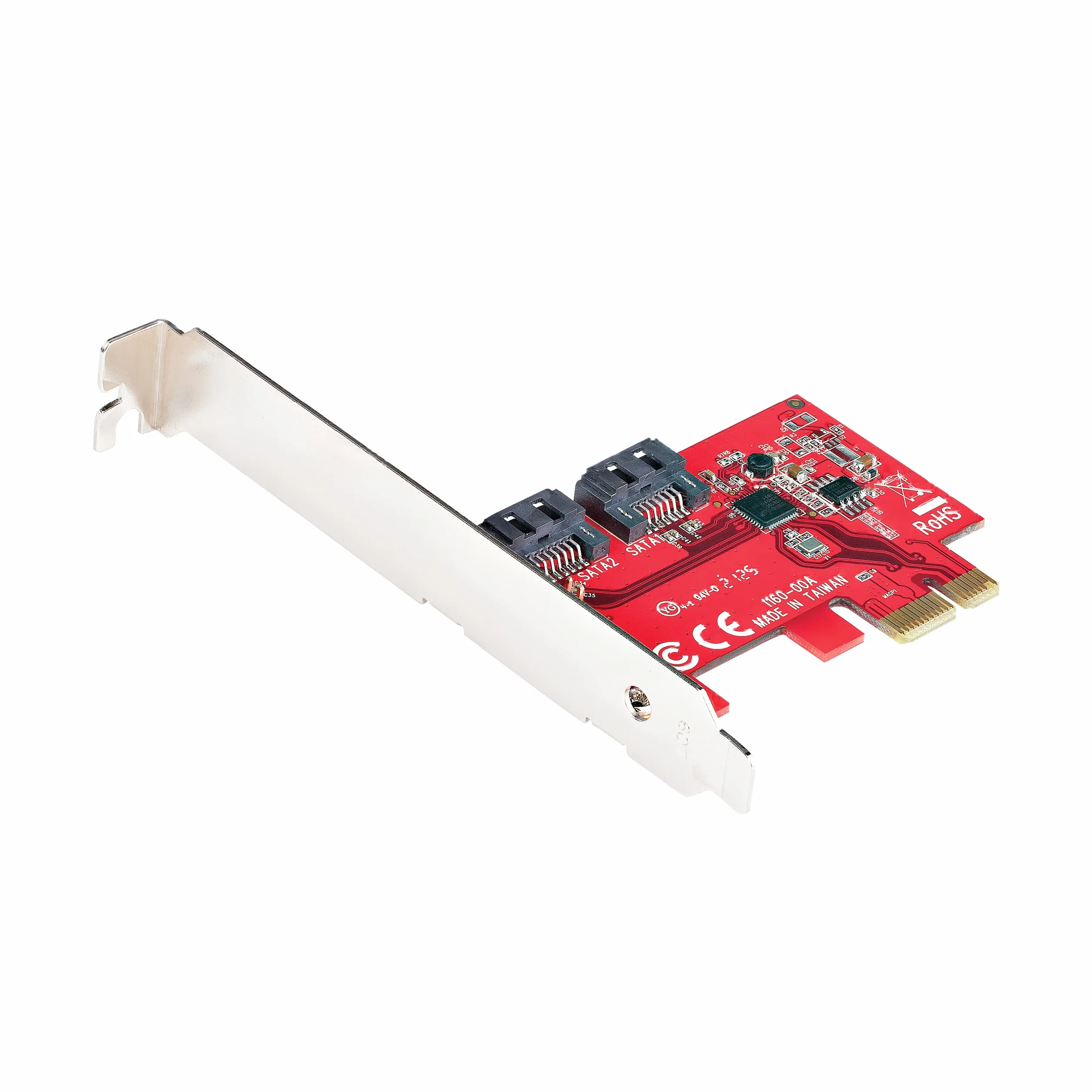 StarTech.com Tarjeta PCIe SATA - Tarjeta PCI Express Controladora de 2 Puertos SATA de 6Gbps - de Perfil Completo o Bajo - Tarjeta Adaptadora PCI Expr
