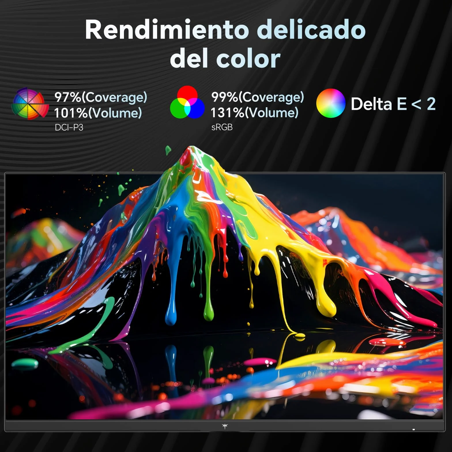 KTC Monitor Gaming 27 Pulgadas | 2K@200Hz | Altavoces Integrados | Fast IPS Panel | Tiempo de Respuesta 1ms (MPRT) | Brillo de 450 CD/m², HDR400 | Adaptive Sync | 131% sRGB, 97% DCI-P3, ΔE＜2 | Blanco