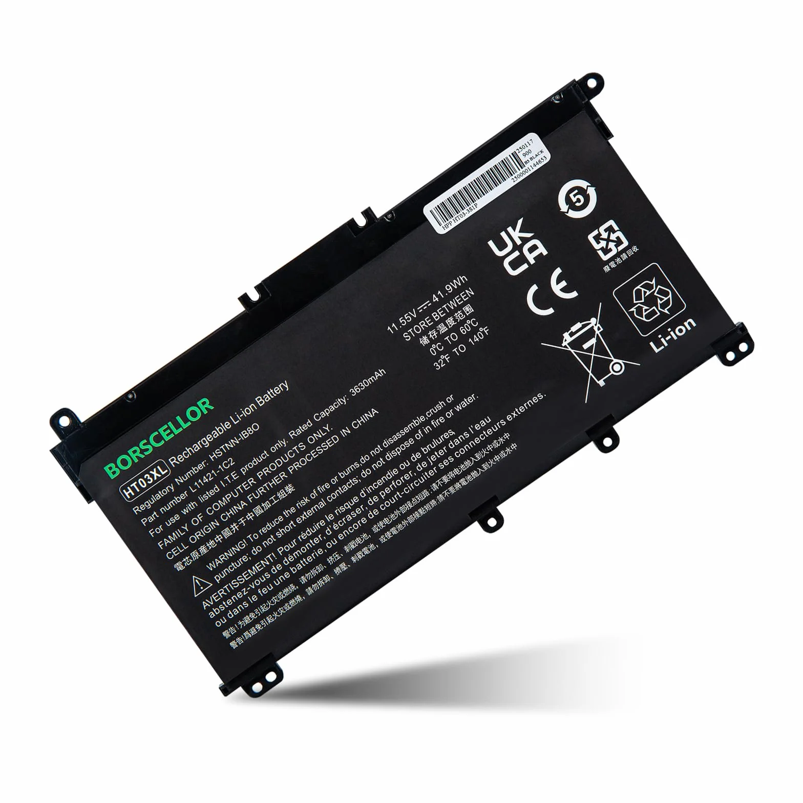 HT03XL L11119-855 Batería para portátil HP Pavilion 14-CE 14-CF 14-CK 14-CM 14-DH 14-DK 14-DF 14-MA 14Q-CS 14Q-CY 15-CS 15-DQ 15-DA 15-DB 15-CW 17-BY 17-CA 240 245 250 255 G7 340 348 G5