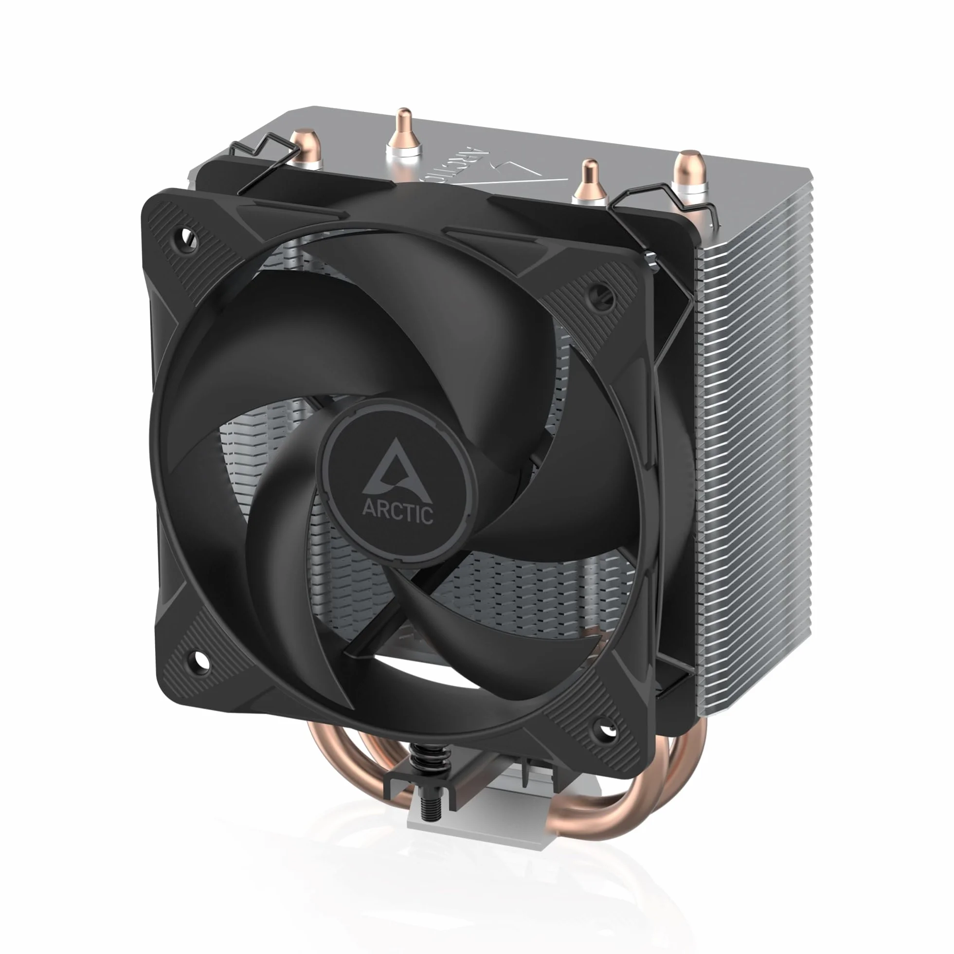 ARCTIC Freezer 8A CO - Enfriador CPU compacto para AMD y funcionamiento continuo, AMD AM5/AM4, montaje desplazado, ventilador PWM 100 mm, compuesto térmico MX-6 preaplicado, doble rodamiento de bolas