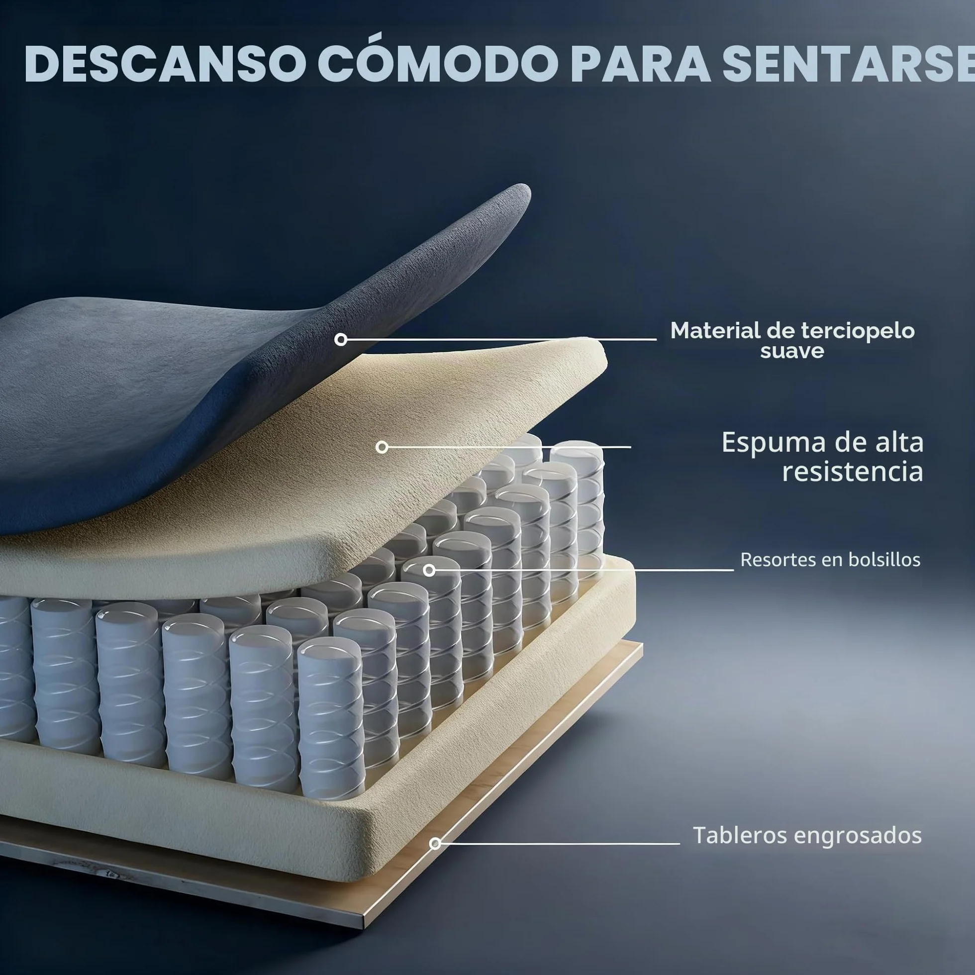 Huracan Silla de Gaming ergonómica, Terciopelo de Microfibra, Altura Regulable, reposabrazos Ajustables, Masaje, cojín Lumbar, reposapiés (Gris)