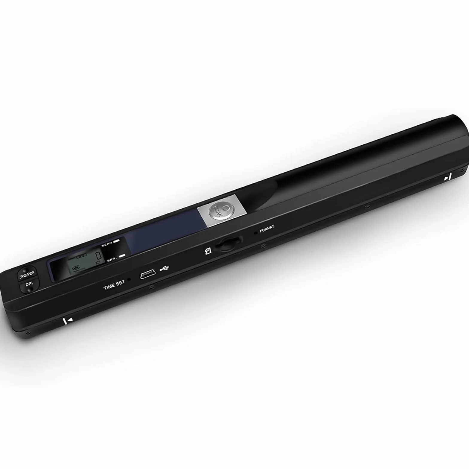 Escáner de Documentos portátil 900 dpi, Escáner de Fotos A4 Recargable por USB con Tarjeta SD 16GB