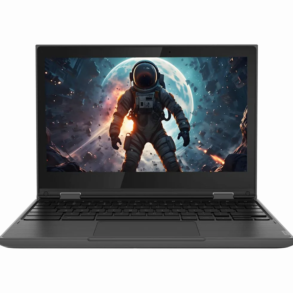 Lenovo Ordenador portátil Chromebook 300e 2 en 1 con pantalla táctil, 11,6 pulgadas (1366 x 768), Intel Celeron N4020, 4 GB de RAM, 32 GB SSD, teclado japonés, Chrome OS (reacondicionado)