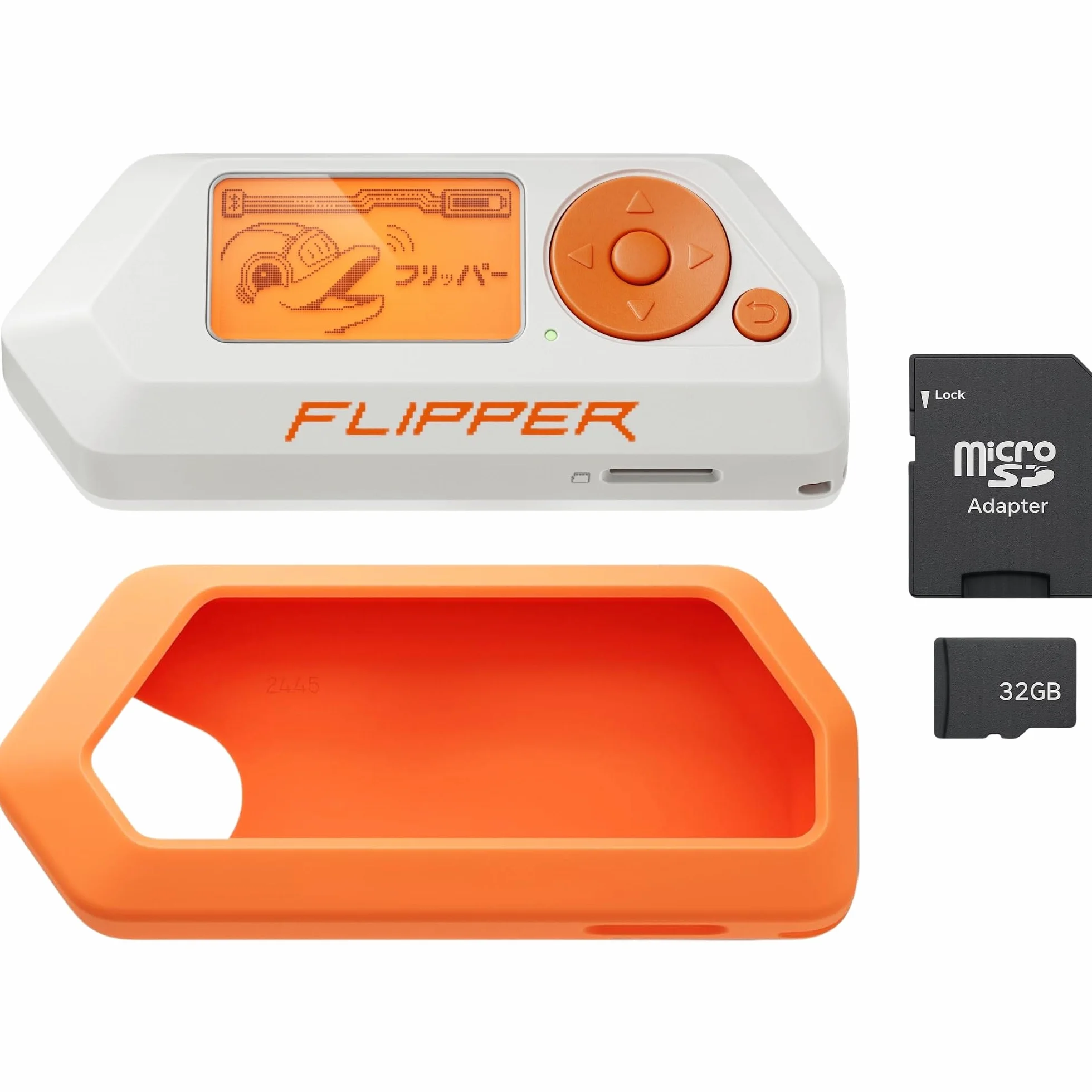 Flipper Zero Essentials Kit - Flipper Zero | Funda de Silicona | Tarjeta MicroSD de 32 GB | Dispositivo Multifunción Portátil para Entusiastas de la Tecnología