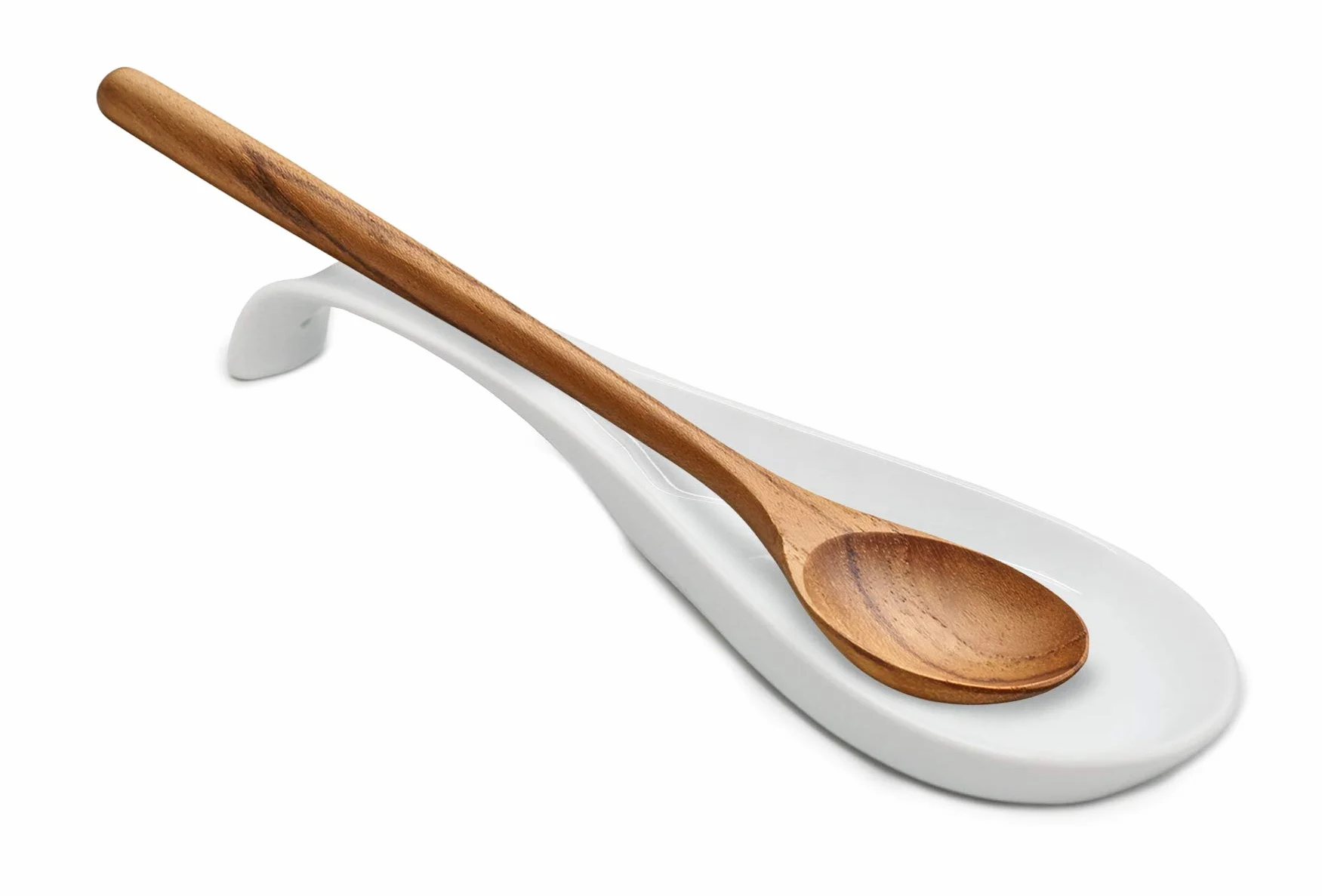 Nerthus FIH 558 Reposa Cucharas Porcelana Soporte Utensilios Cocina