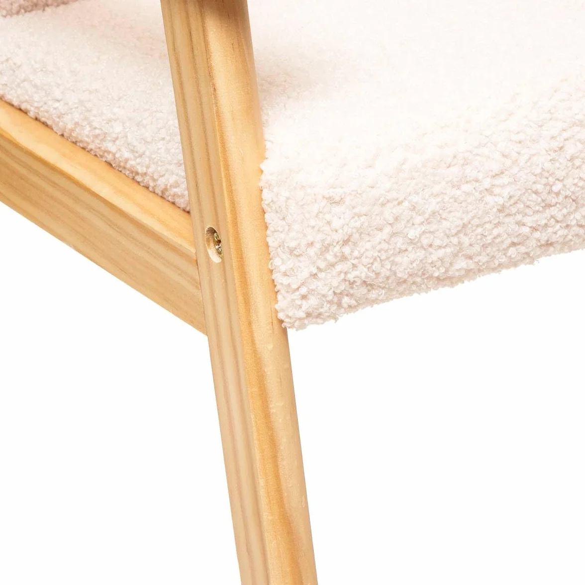 Sillón Infantil Basile Crudo Felpa Atmosphera