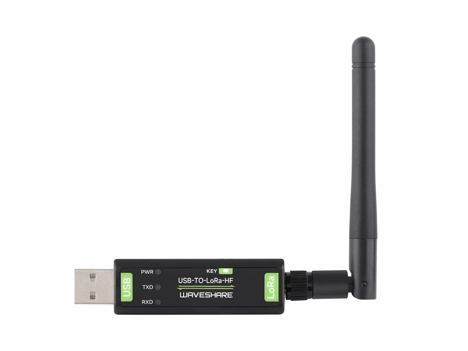 USB a Lora Módulo Inalámbrico de Transferencia de Datos Basado en SX1262, Soporta Punto a Punto, Punto a Multipunto, Red Relay, AES, etc. Frecuencia 850~930MHz, Sin Controladores